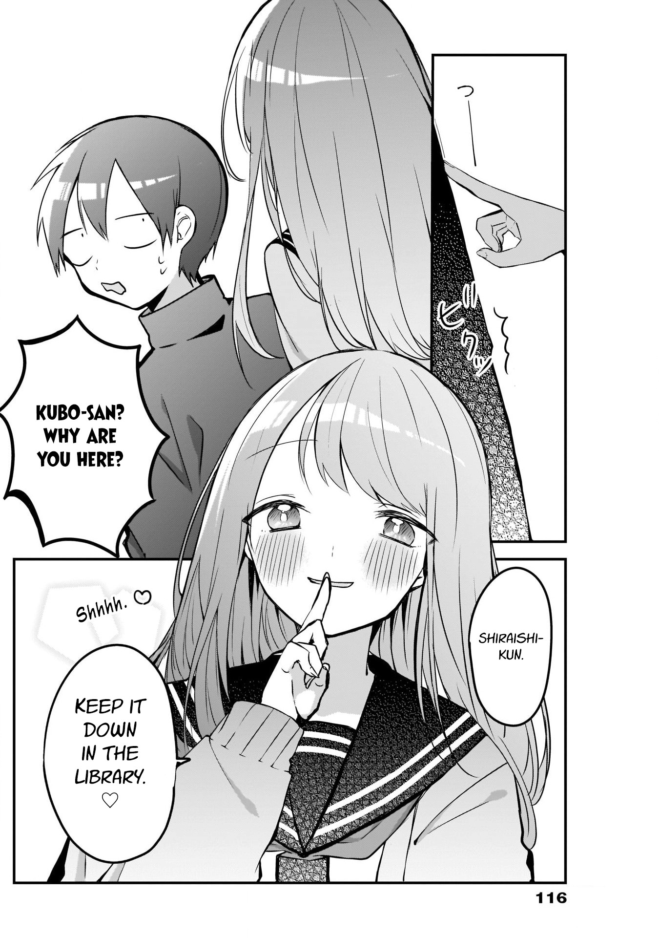 Kubo-san Doesn't Leave Me Be (a Mob) Chapter 20 page 4 - Chapter 20: Glasses and Test Studying
