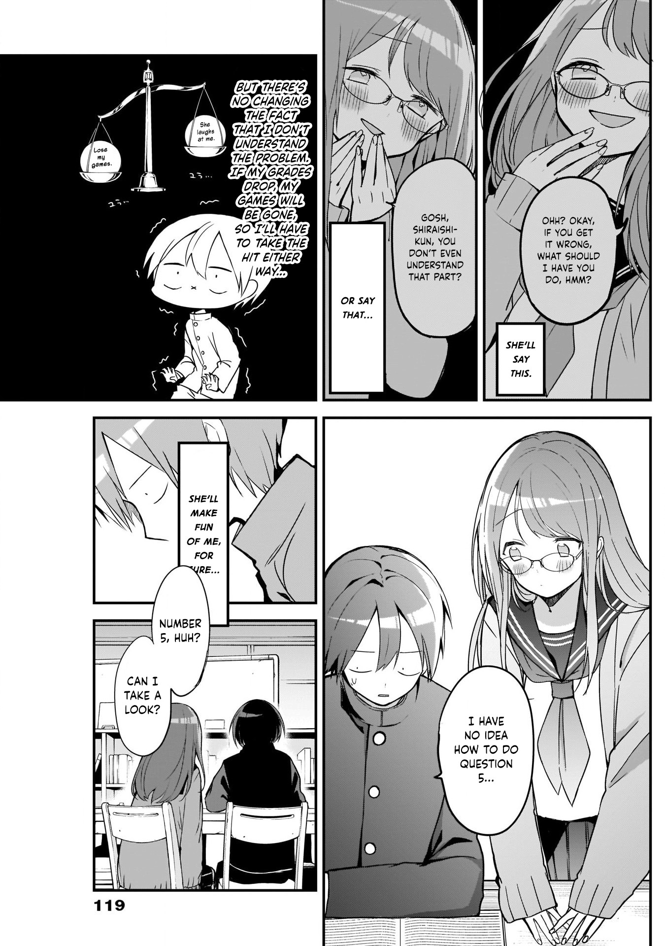 Kubo-san Doesn't Leave Me Be (a Mob) Chapter 20 page 7 - Chapter 20: Glasses and Test Studying