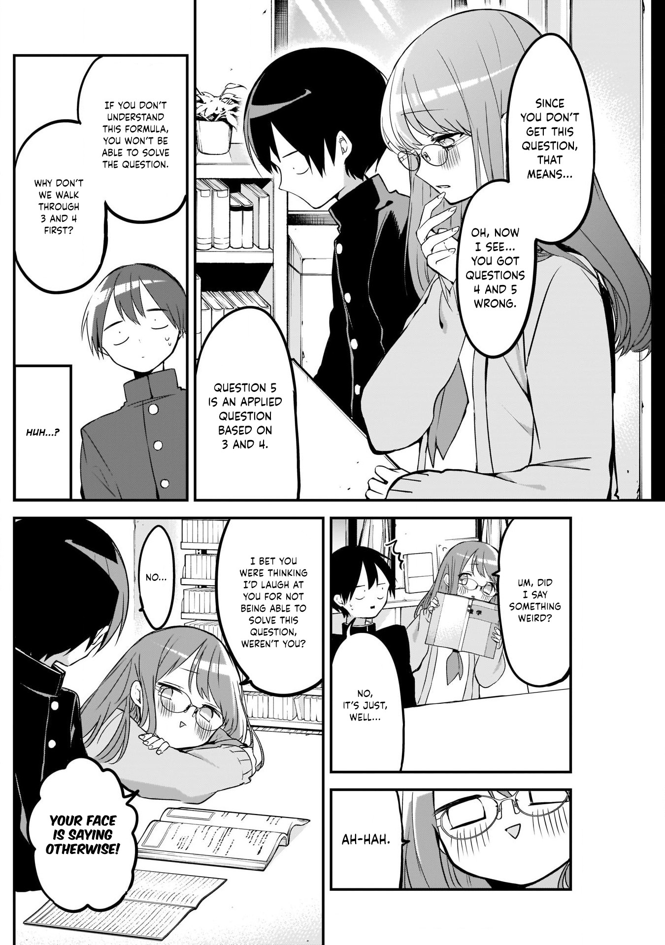 Kubo-san Doesn't Leave Me Be (a Mob) Chapter 20 page 8 - Chapter 20: Glasses and Test Studying