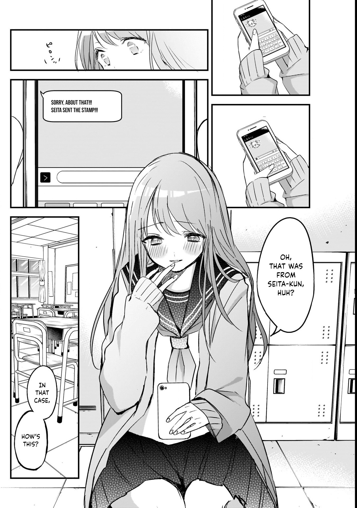 Kubo-san Doesn't Leave Me Be (a Mob) Chapter 21 page 10 - Chapter 21: Sickness Absence and Accidental Text