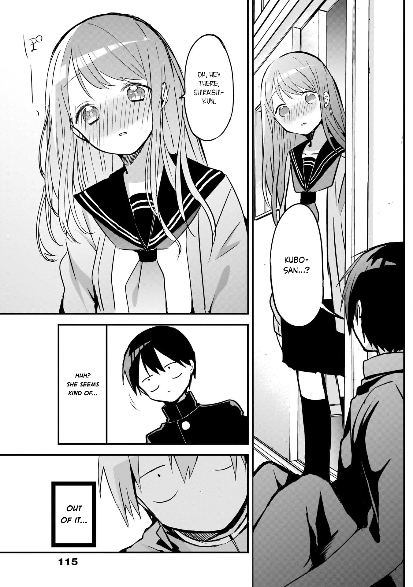 Kubo-san Doesn't Leave Me Be (a Mob) Chapter 22 page 3 - Chapter 22: The School Infirmary and the Protagonist
