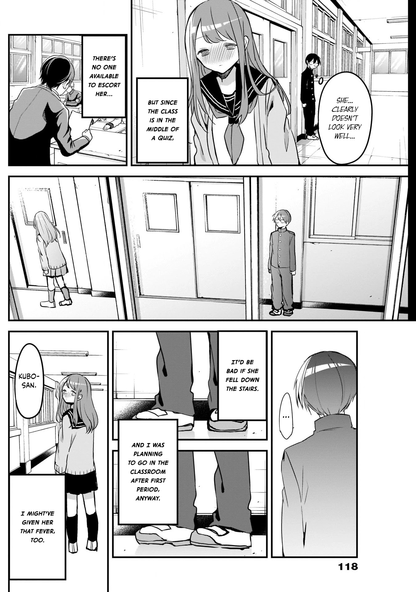 Kubo-san Doesn't Leave Me Be (a Mob) Chapter 22 page 6 - Chapter 22: The School Infirmary and the Protagonist