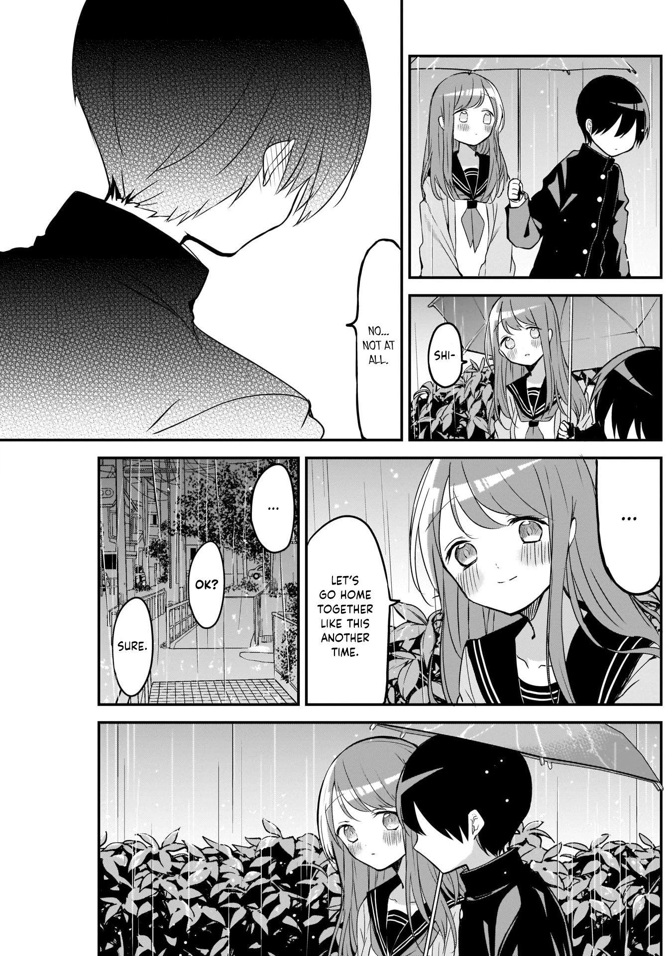 Kubo-san Doesn't Leave Me Be (a Mob) Chapter 23 page 12 - Chapter 23: Rainy Days and the Street Home
