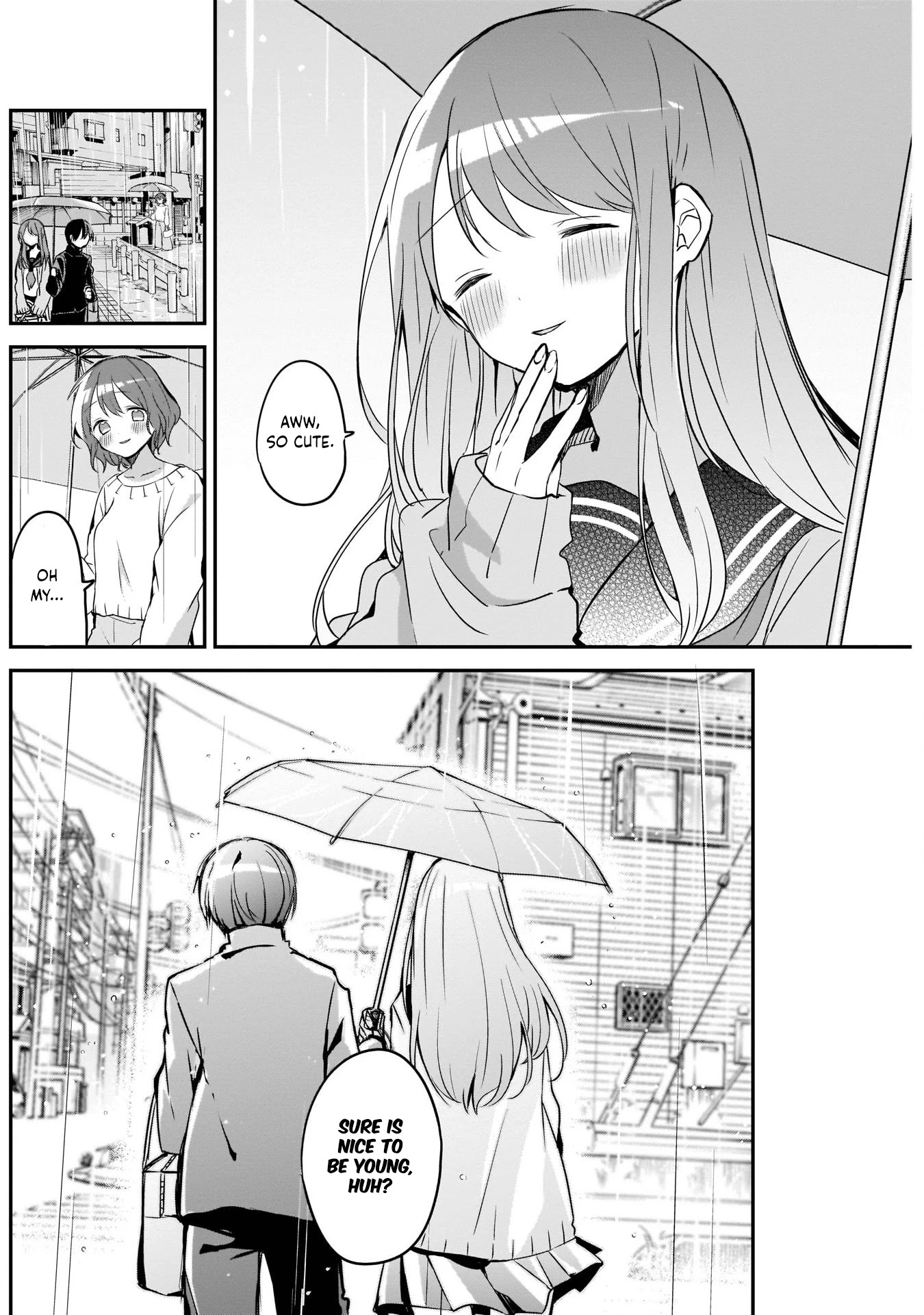 Kubo-san Doesn't Leave Me Be (a Mob) Chapter 23 page 13 - Chapter 23: Rainy Days and the Street Home
