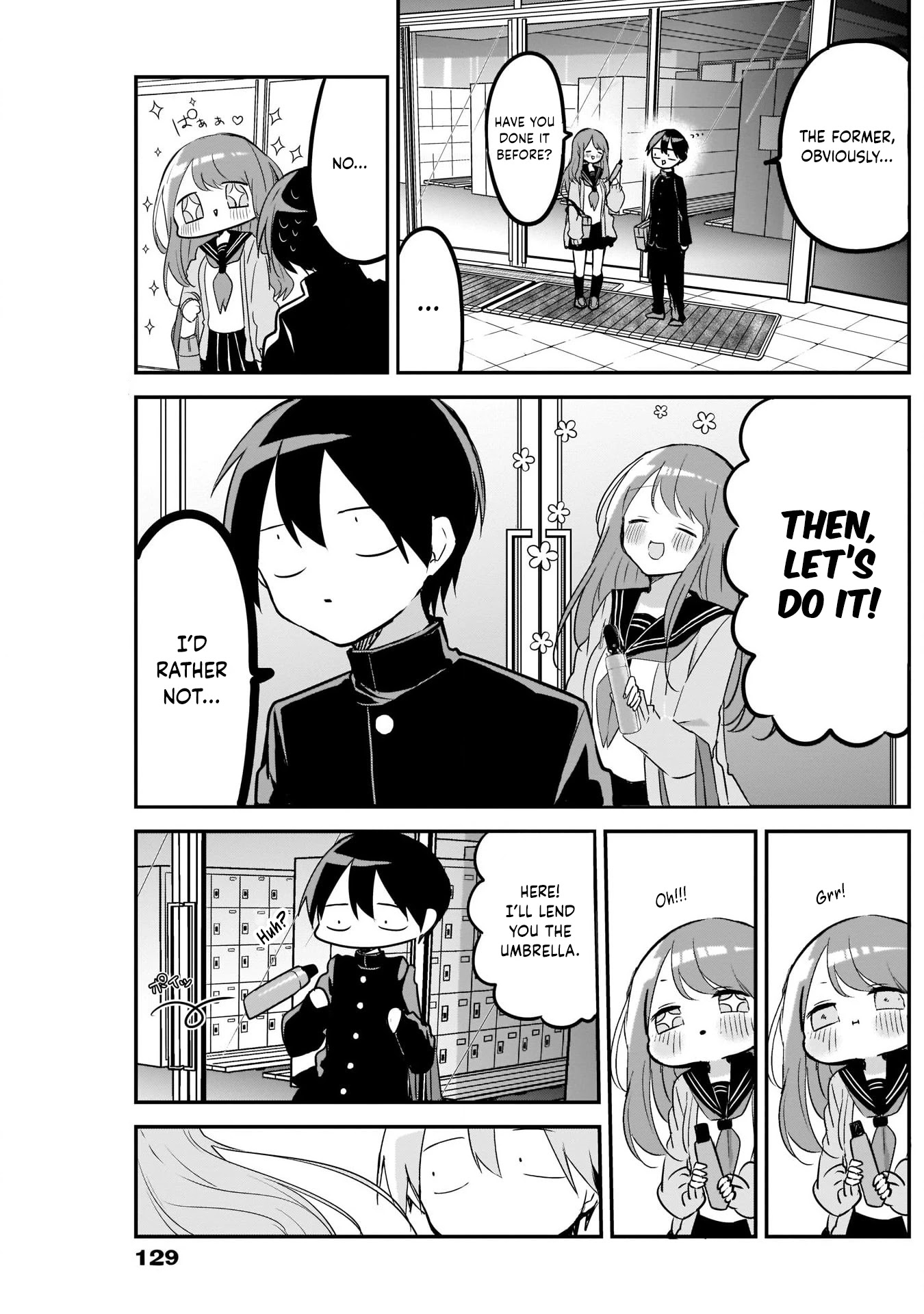 Kubo-san Doesn't Leave Me Be (a Mob) Chapter 23 page 4 - Chapter 23: Rainy Days and the Street Home