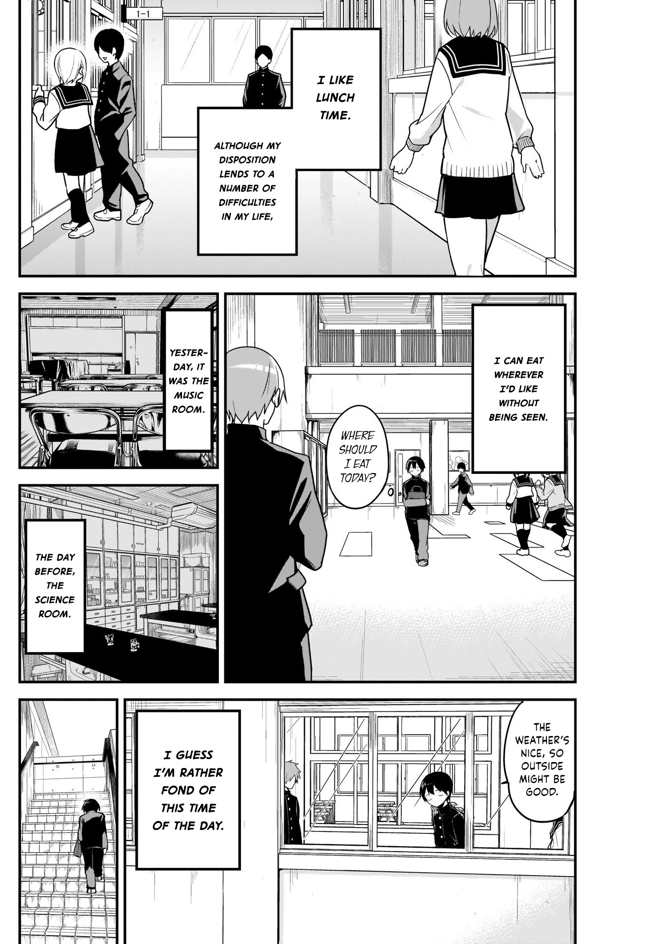 Kubo-san Doesn't Leave Me Be (a Mob) Chapter 24 page 2 - Chapter 24: Lunch and Rolled Omelette