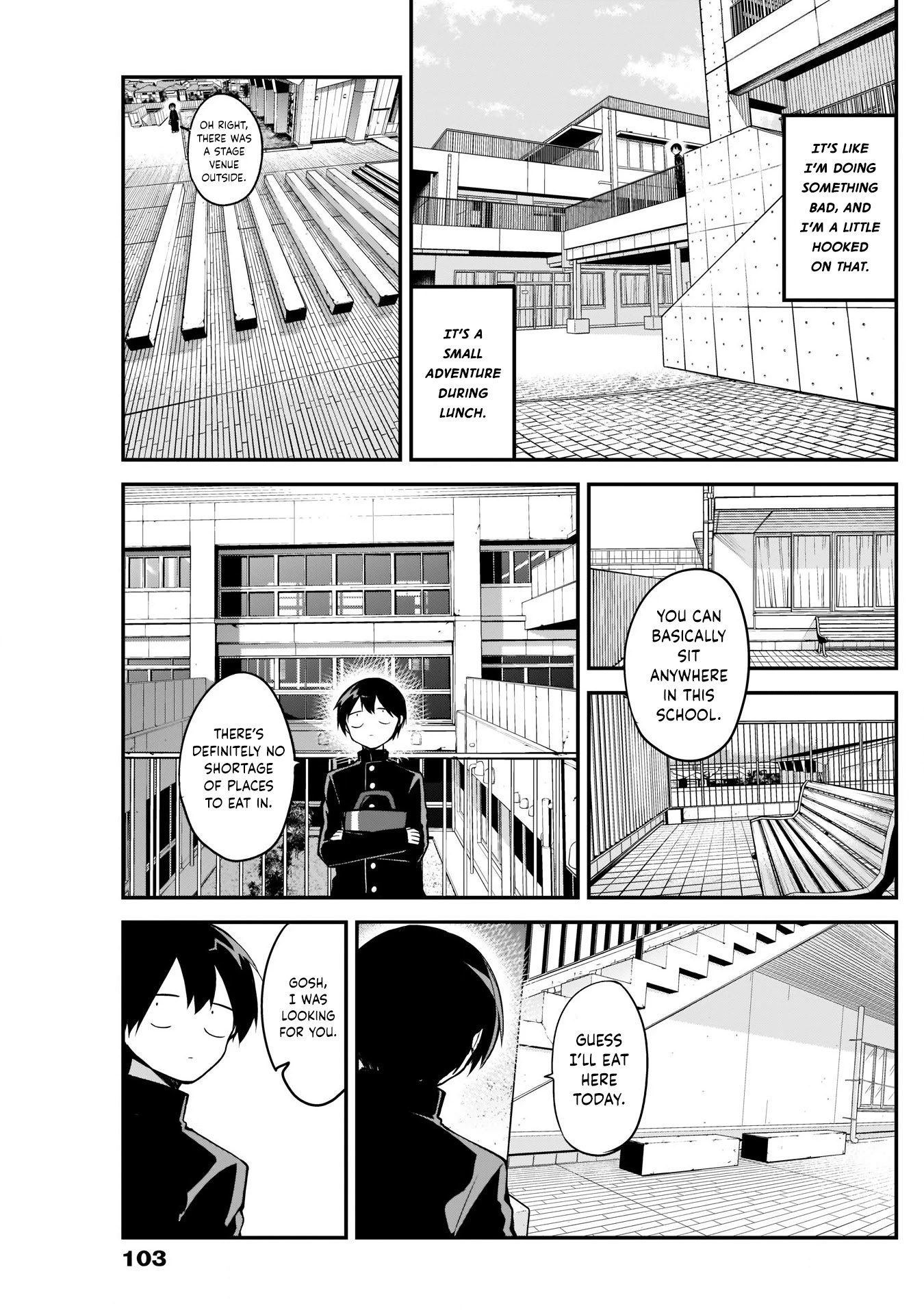 Kubo-san Doesn't Leave Me Be (a Mob) Chapter 24 page 3 - Chapter 24: Lunch and Rolled Omelette