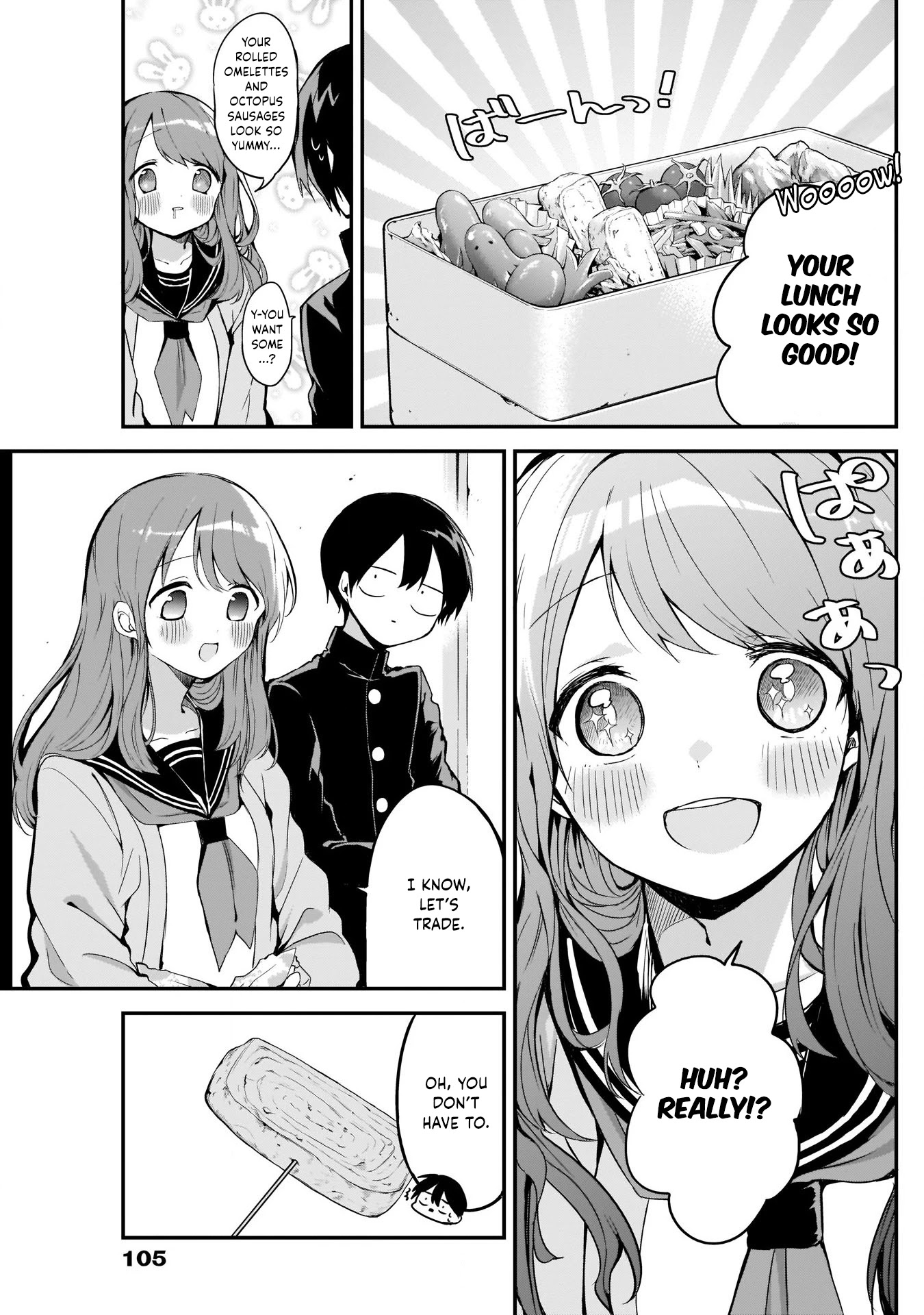 Kubo-san Doesn't Leave Me Be (a Mob) Chapter 24 page 5 - Chapter 24: Lunch and Rolled Omelette