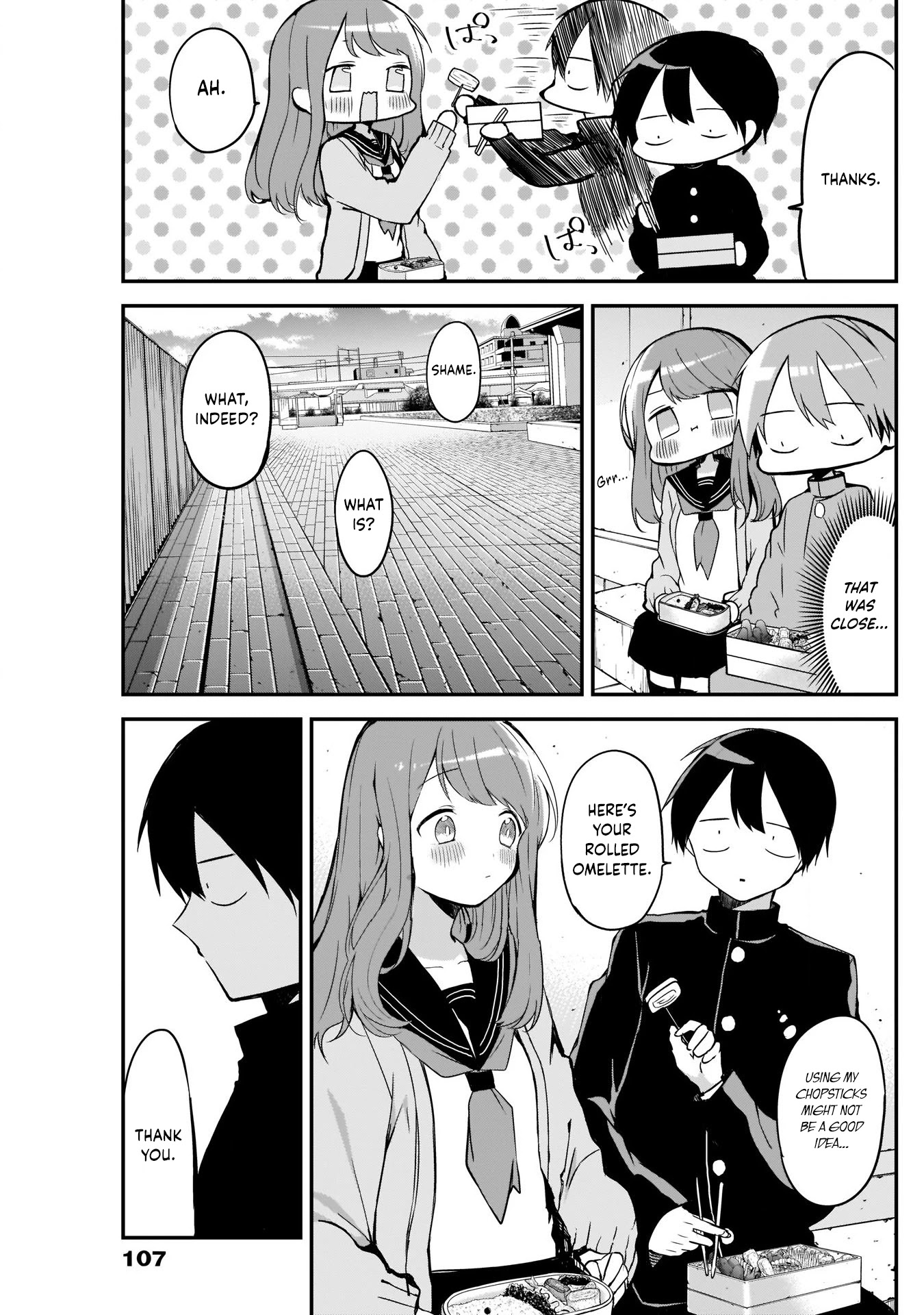 Kubo-san Doesn't Leave Me Be (a Mob) Chapter 24 page 7 - Chapter 24: Lunch and Rolled Omelette