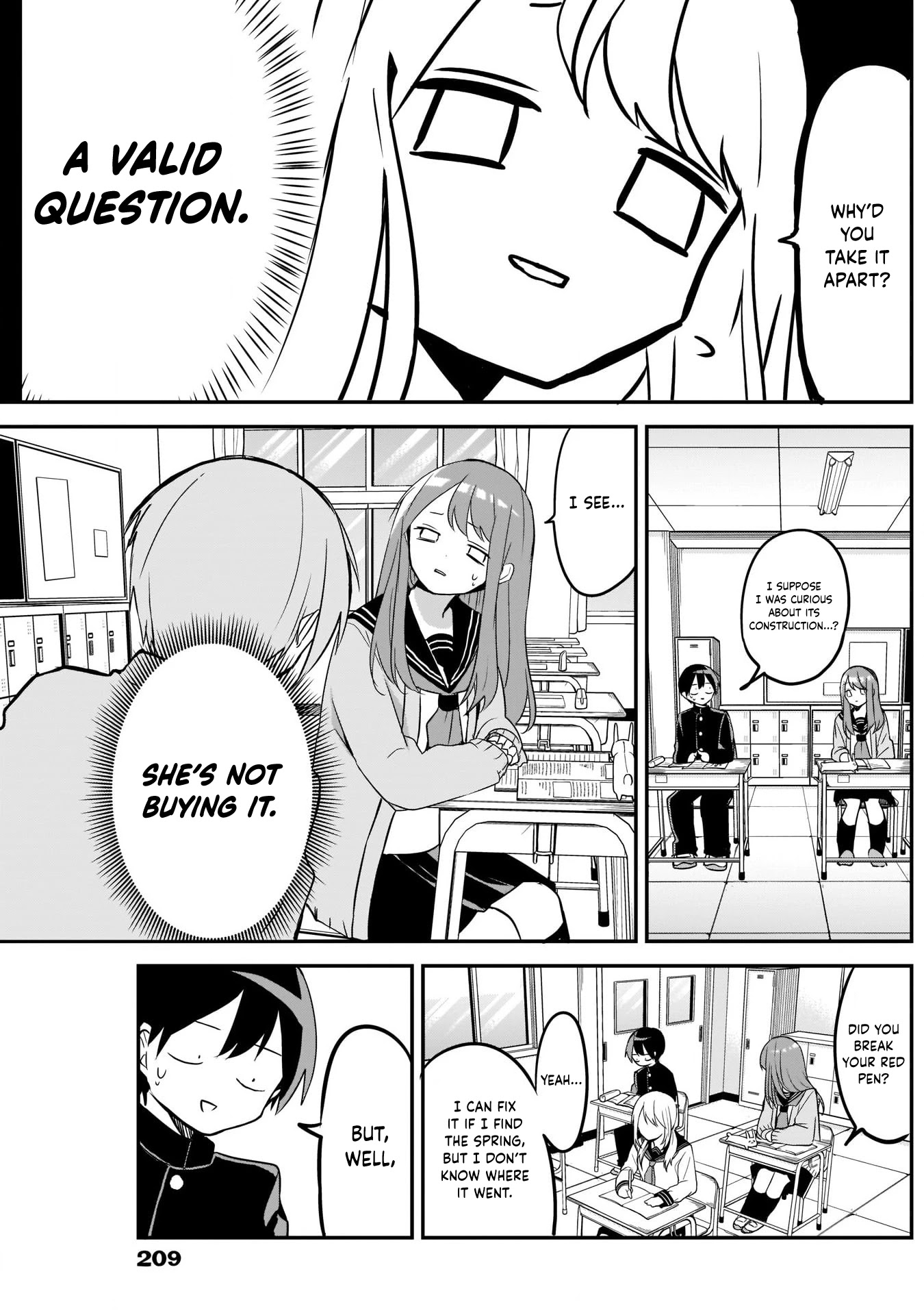 Kubo-san Doesn't Leave Me Be (a Mob) Chapter 26 page 5 - Chapter 26: Matching Red Pens