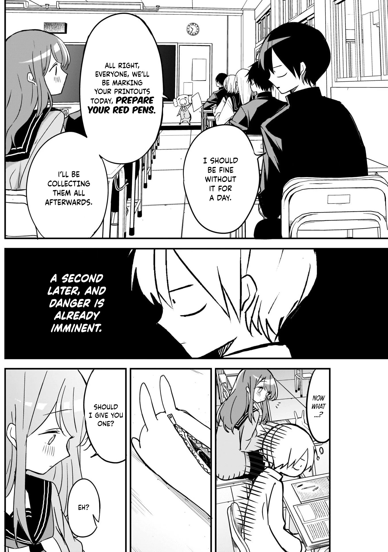 Kubo-san Doesn't Leave Me Be (a Mob) Chapter 26 page 6 - Chapter 26: Matching Red Pens