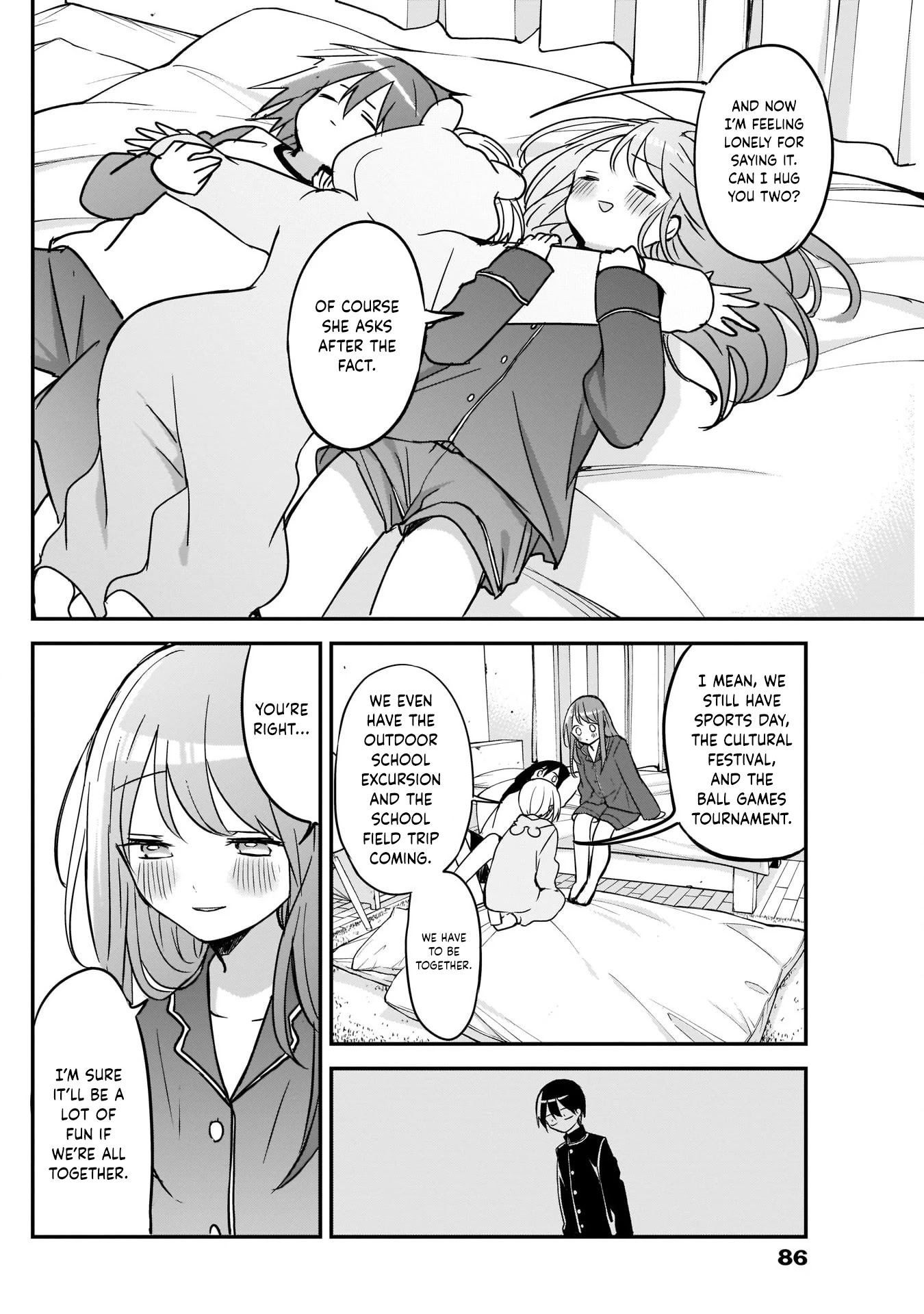 Kubo-san Doesn't Leave Me Be (a Mob) Chapter 27 page 6 - Chapter 27: Sleepover and the Next School Year
