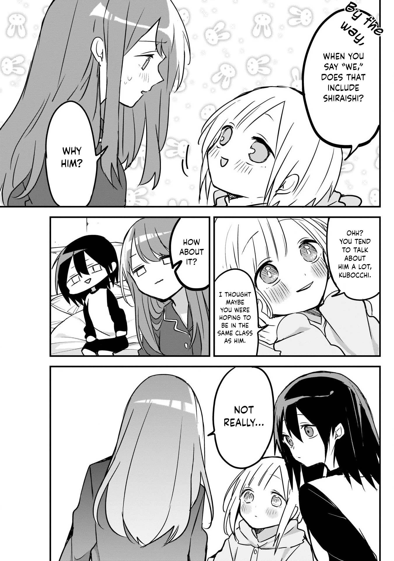 Kubo-san Doesn't Leave Me Be (a Mob) Chapter 27 page 7 - Chapter 27: Sleepover and the Next School Year