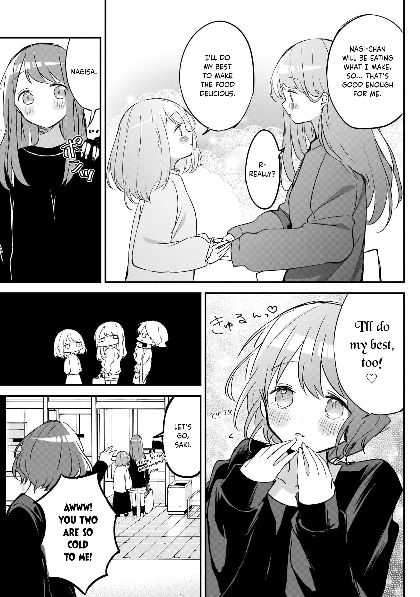 Kubo-san Doesn't Leave Me Be (a Mob) Chapter 28 page 3 - Chapter 28: All-You-Can-Stuff and an Invitation