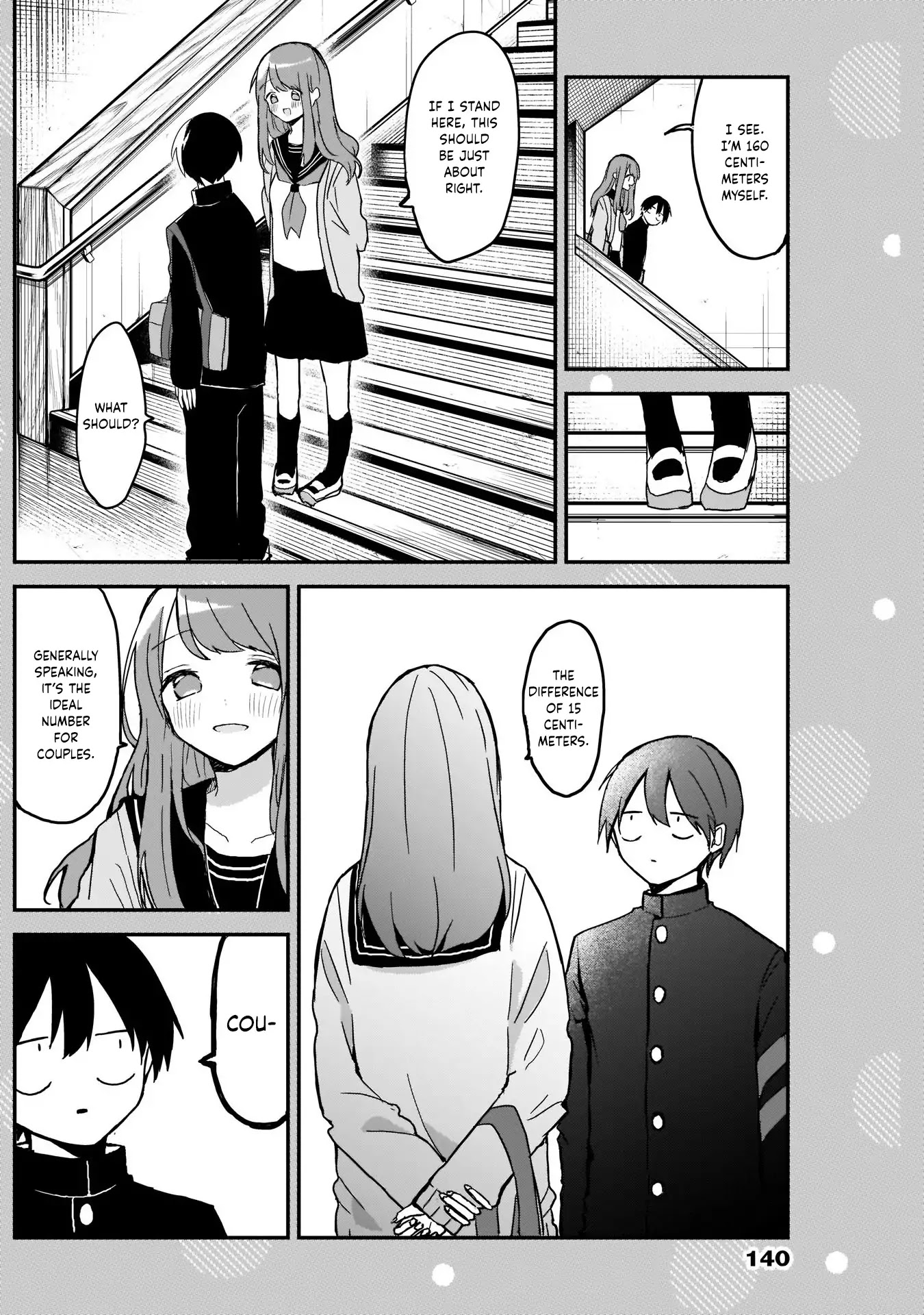 Kubo-san Doesn't Leave Me Be (a Mob) Chapter 3.5 page 2 - Chapter 3.5: Height Difference