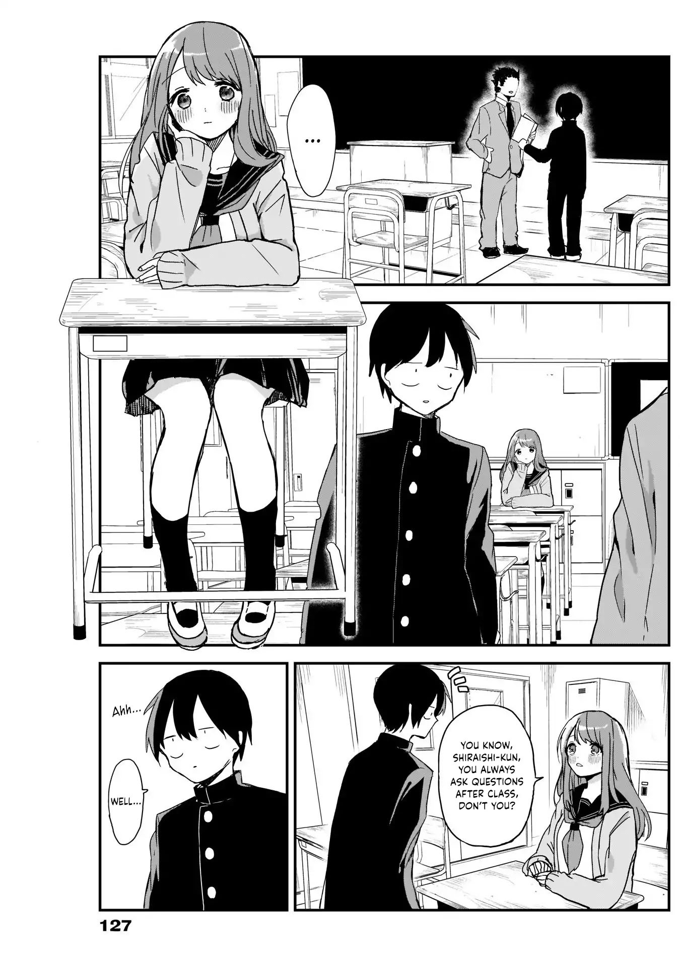 Kubo-san Doesn't Leave Me Be (a Mob) Chapter 3 page 2 - Chapter 3: The Right to Answer and a Busybody