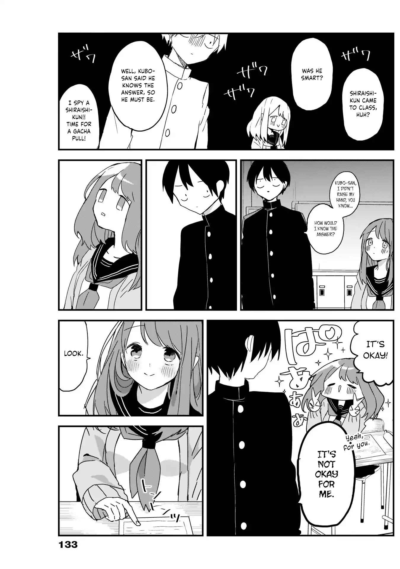 Kubo-san Doesn't Leave Me Be (a Mob) Chapter 3 page 8 - Chapter 3: The Right to Answer and a Busybody