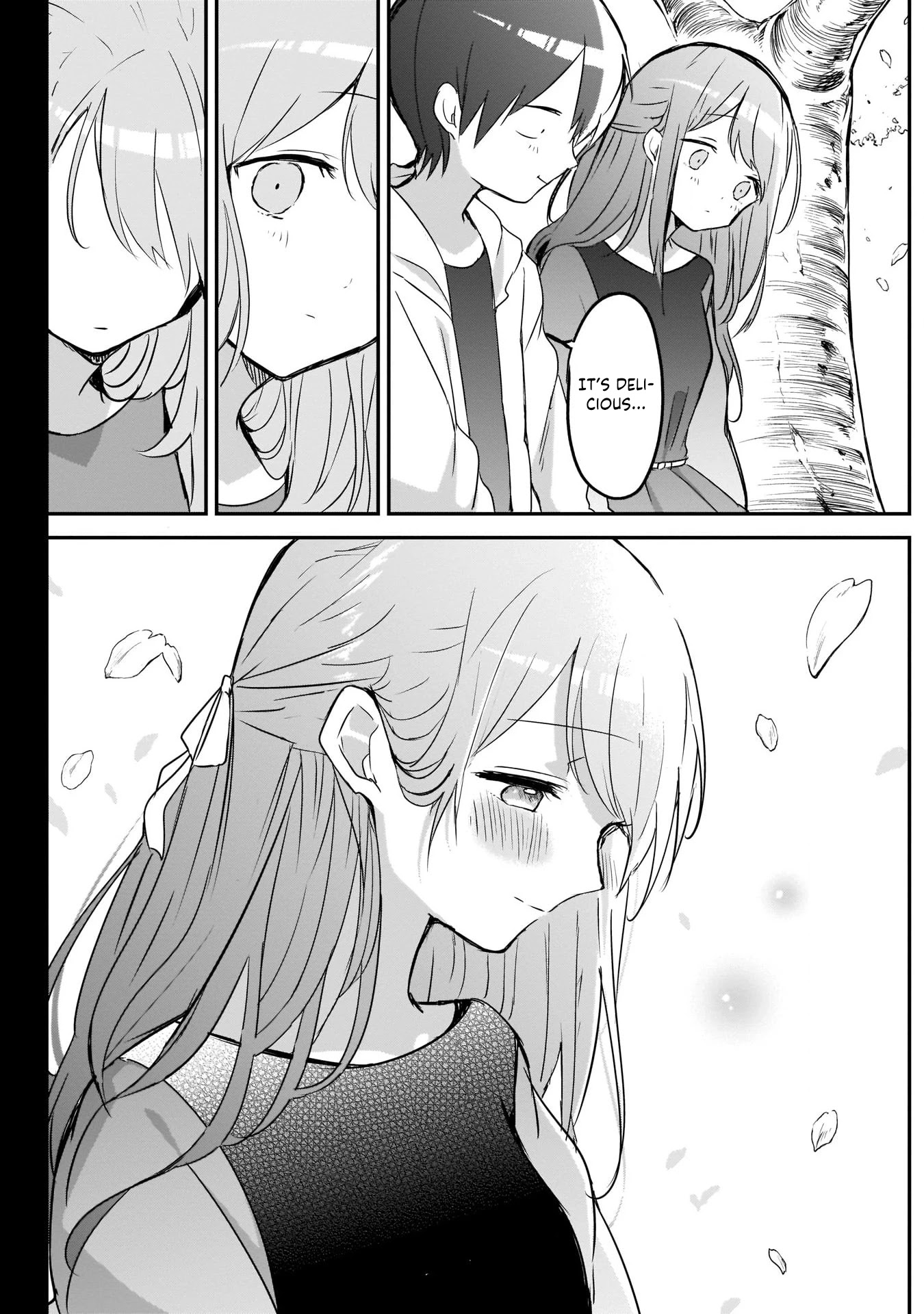 Kubo-san Doesn't Leave Me Be (a Mob) Chapter 30 page 7 - Chapter 30: Flower Viewing and Hamburg Steak