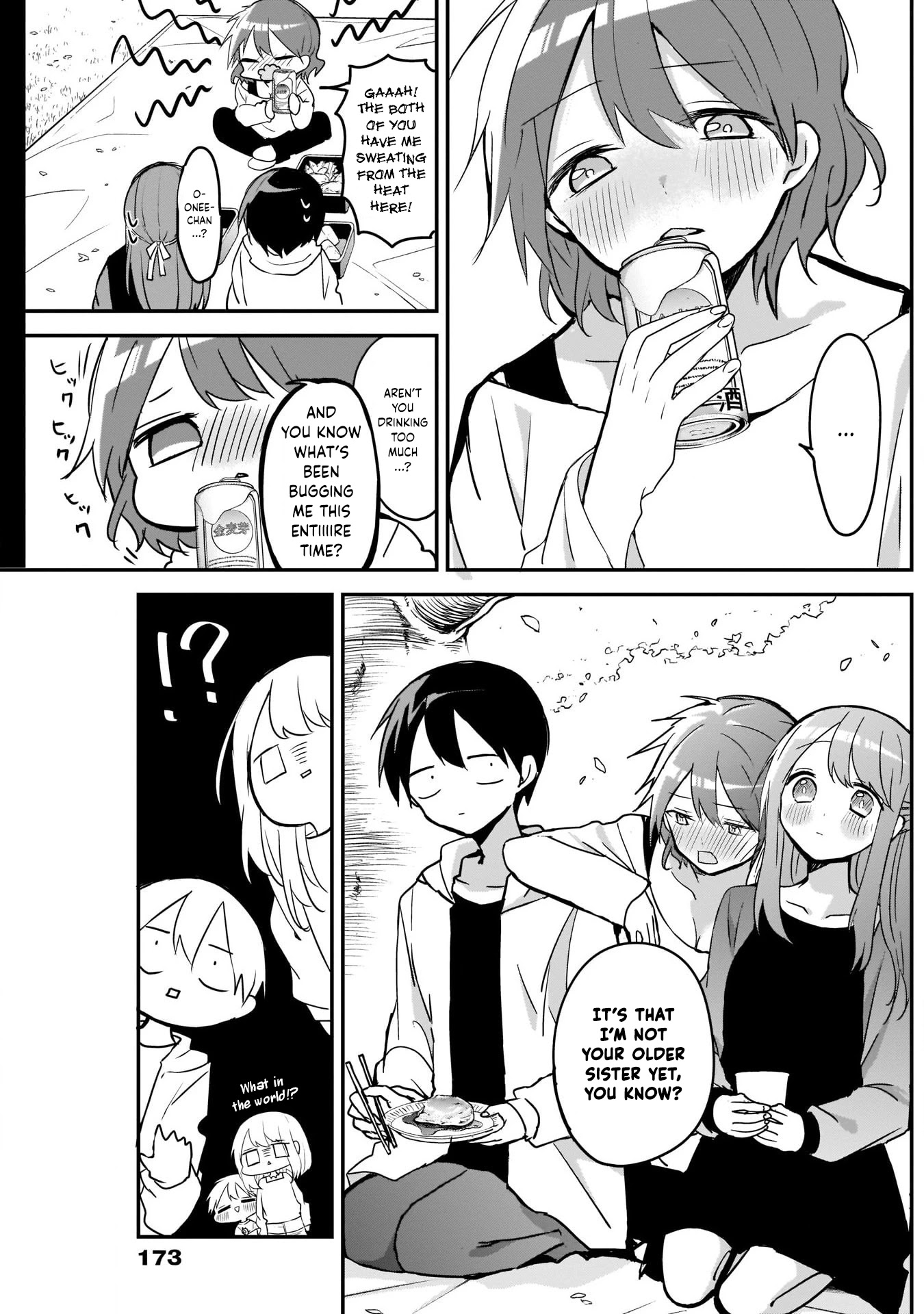 Kubo-san Doesn't Leave Me Be (a Mob) Chapter 30 page 9 - Chapter 30: Flower Viewing and Hamburg Steak