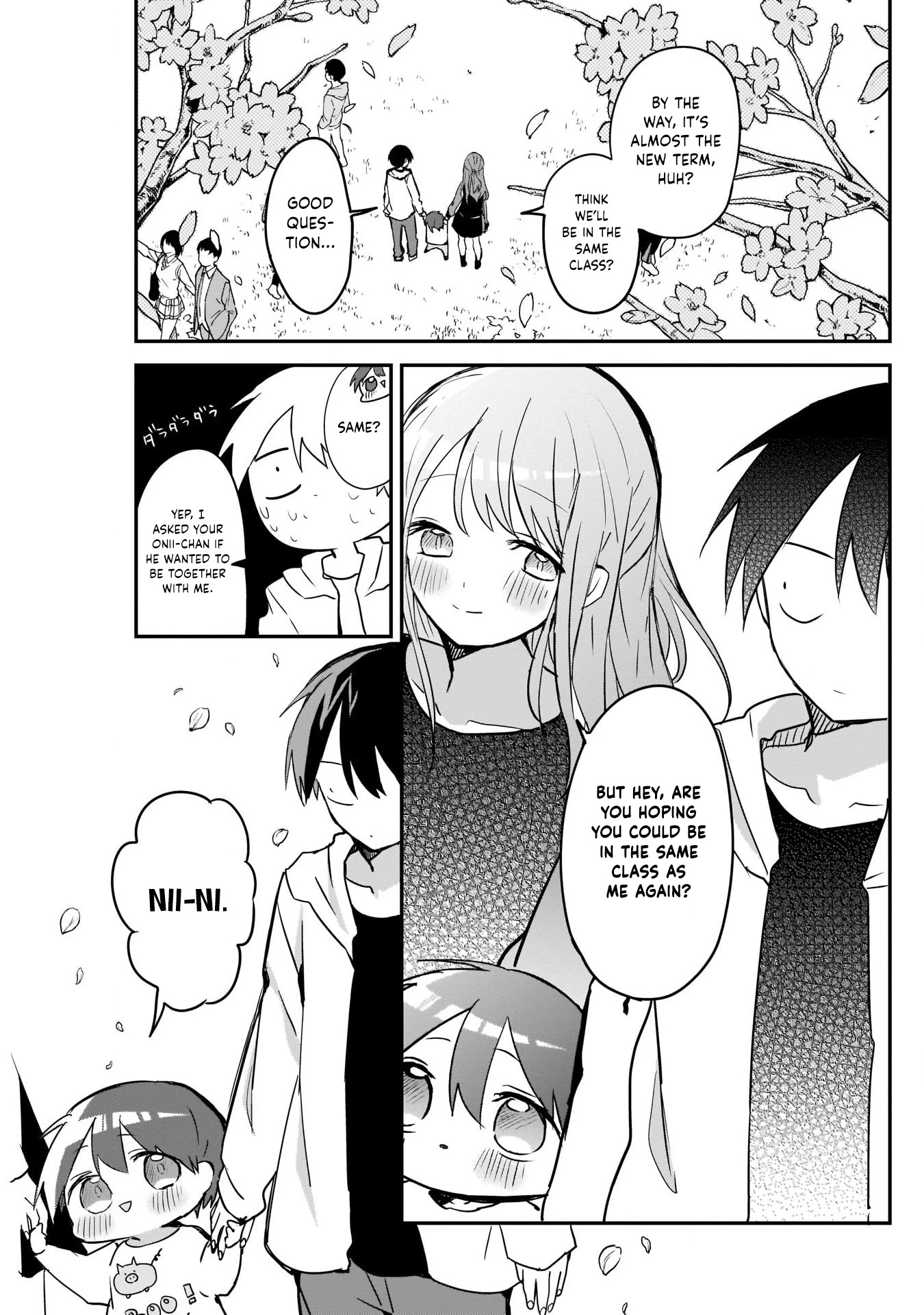 Kubo-san Doesn't Leave Me Be (a Mob) Chapter 31 page 11 - Chapter 31: Flower Viewing and Passing Each Other By