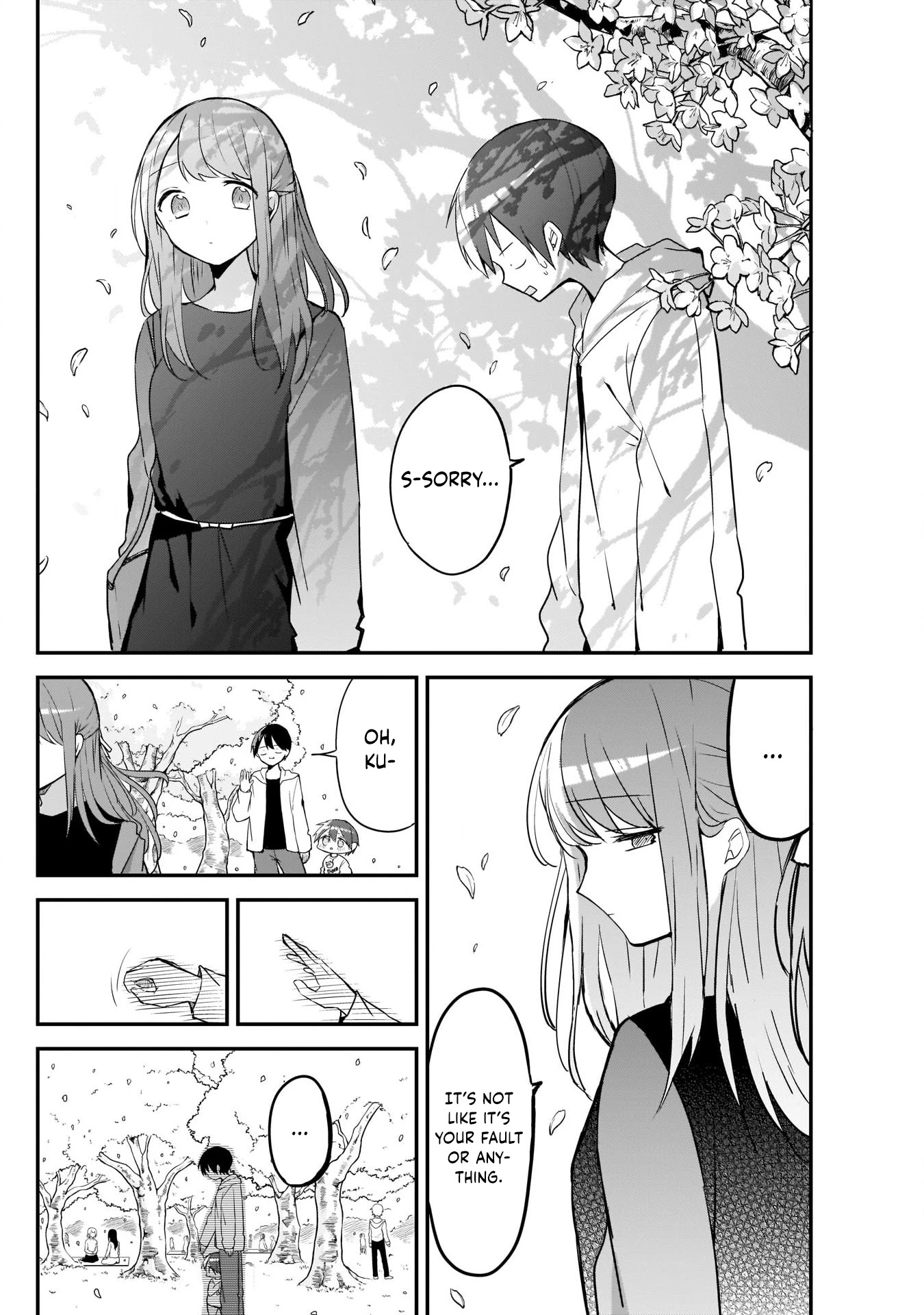 Kubo-san Doesn't Leave Me Be (a Mob) Chapter 31 page 4 - Chapter 31: Flower Viewing and Passing Each Other By