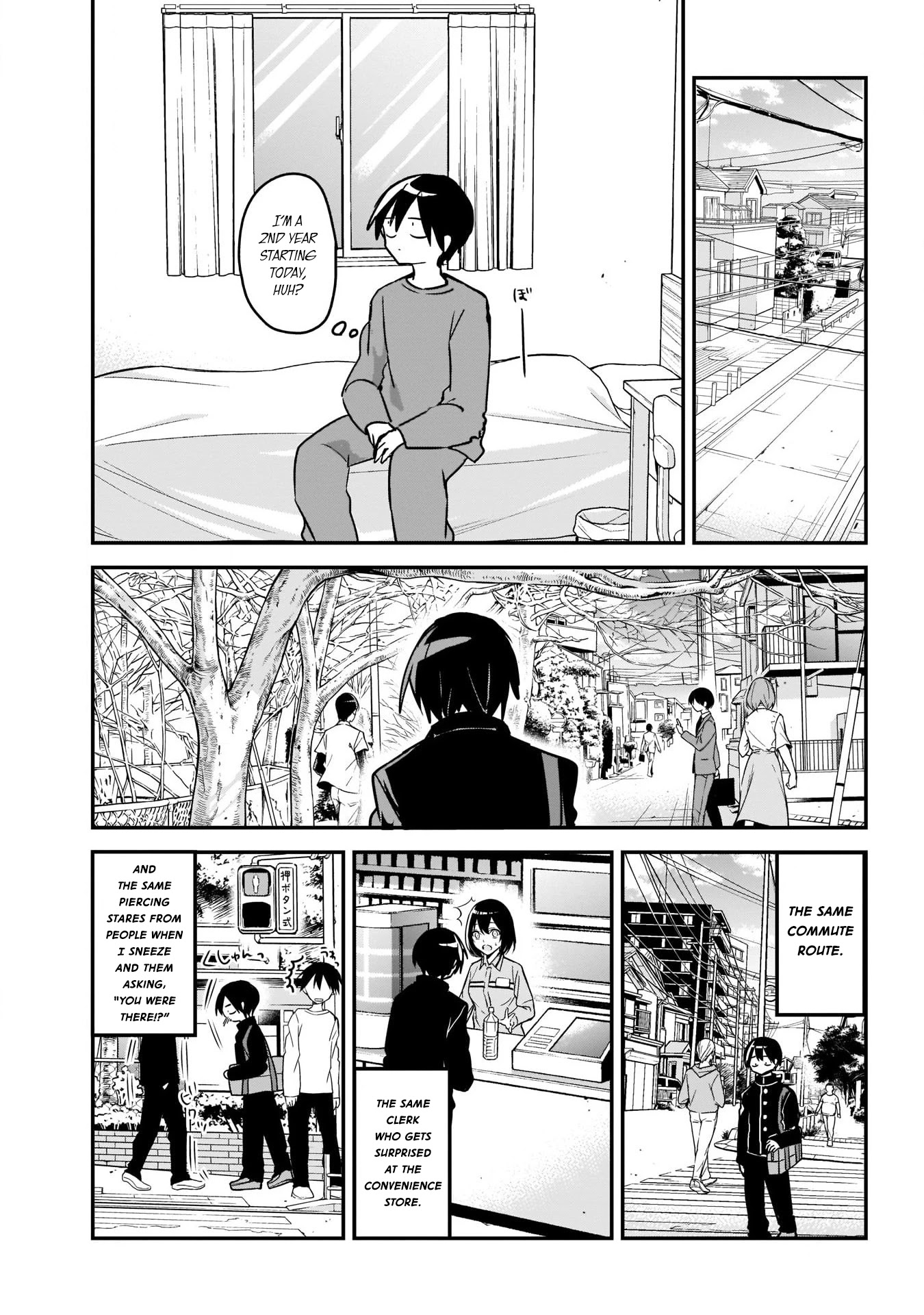 Kubo-san Doesn't Leave Me Be (a Mob) Chapter 32 page 2 - Chapter 32: The New Semester and New Classes