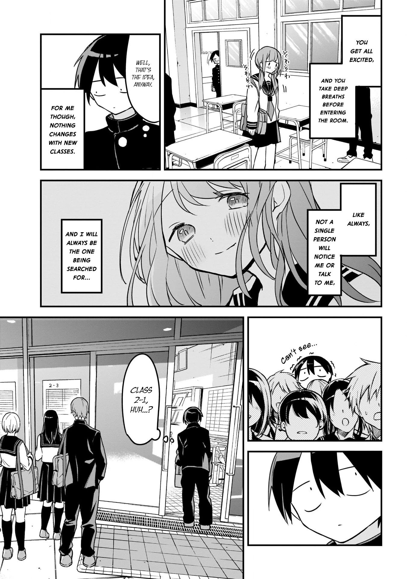 Kubo-san Doesn't Leave Me Be (a Mob) Chapter 32 page 4 - Chapter 32: The New Semester and New Classes