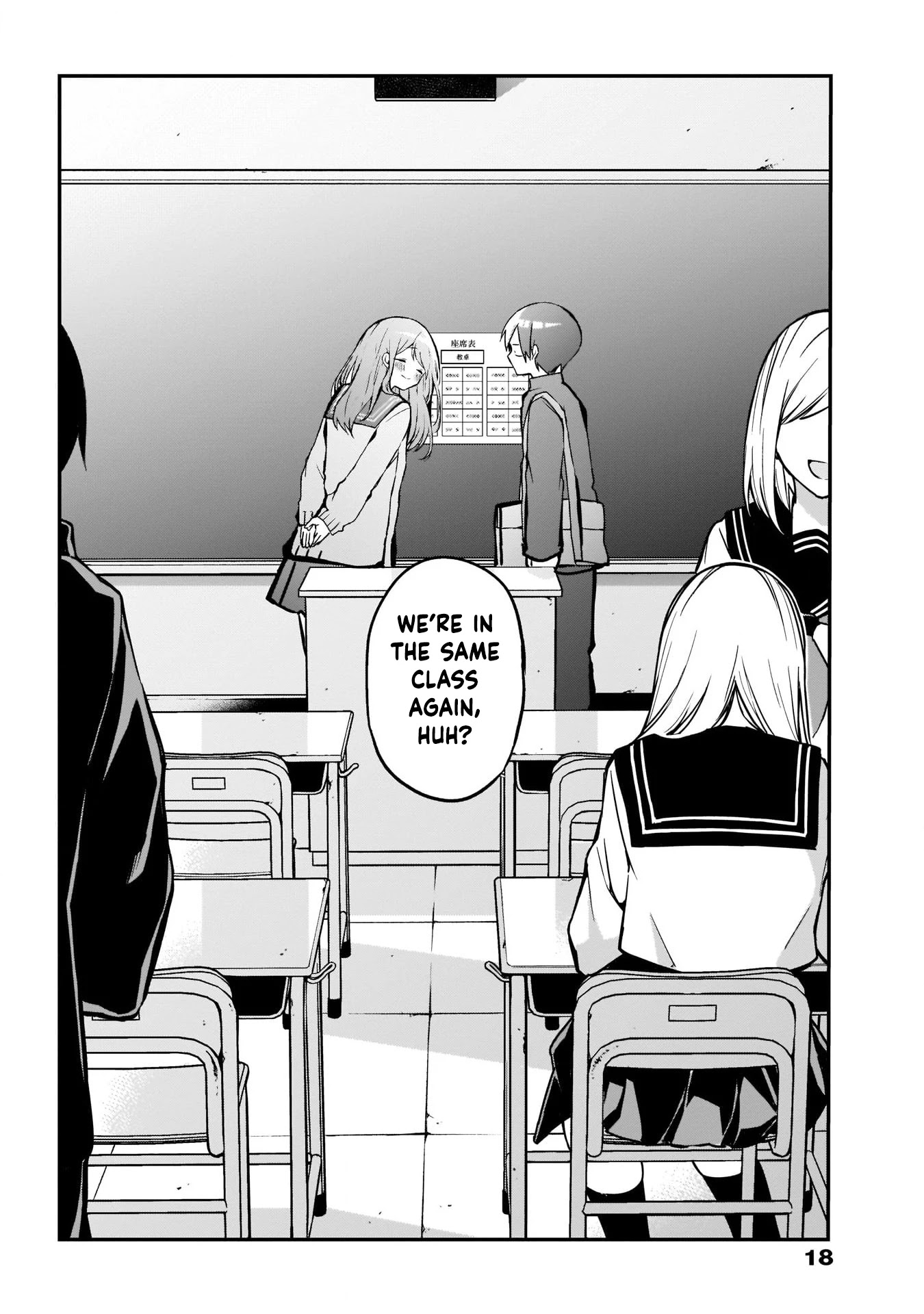Kubo-san Doesn't Leave Me Be (a Mob) Chapter 32 page 7 - Chapter 32: The New Semester and New Classes