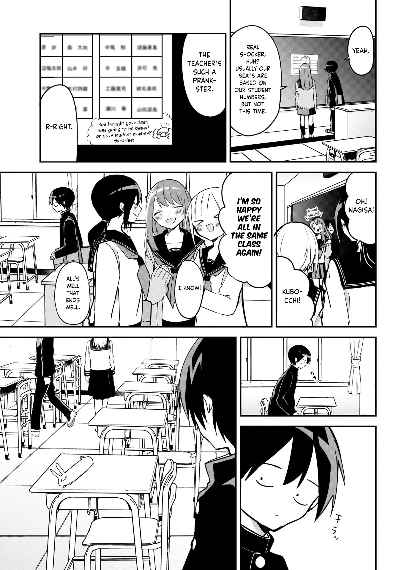 Kubo-san Doesn't Leave Me Be (a Mob) Chapter 32 page 8 - Chapter 32: The New Semester and New Classes