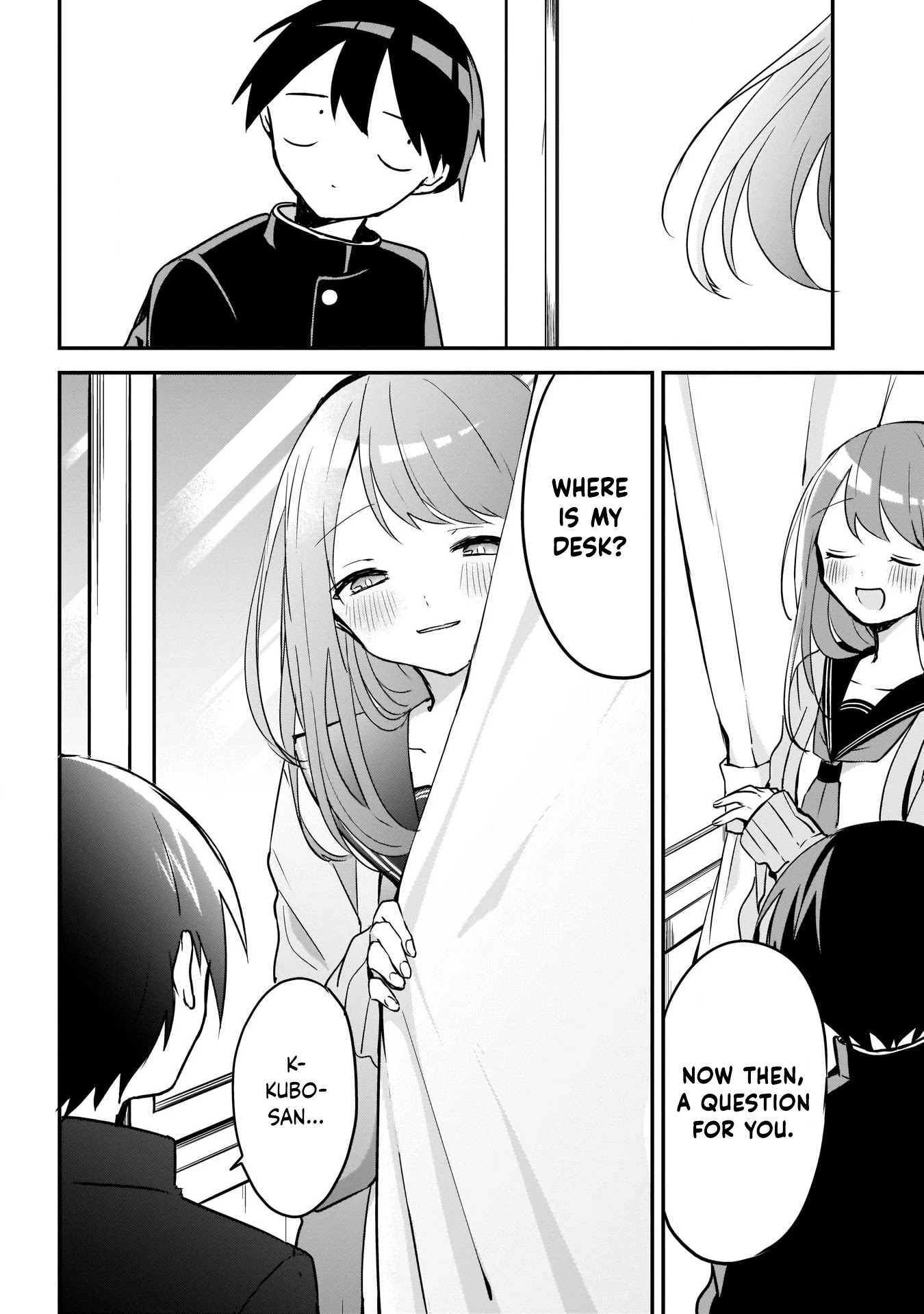 Kubo-san Doesn't Leave Me Be (a Mob) Chapter 32 page 9 - Chapter 32: The New Semester and New Classes