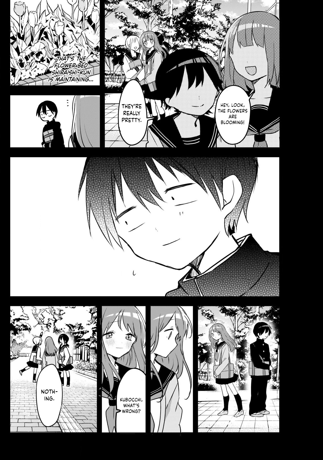 Kubo-san Doesn't Leave Me Be (a Mob) Chapter 33 page 10 - Chapter 33: Class Committees and Flower Beds