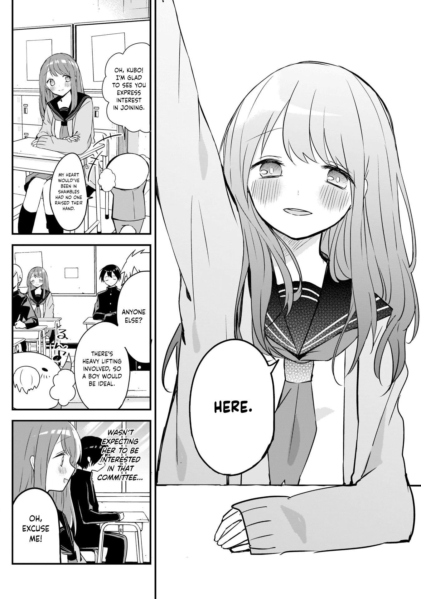 Kubo-san Doesn't Leave Me Be (a Mob) Chapter 33 page 6 - Chapter 33: Class Committees and Flower Beds