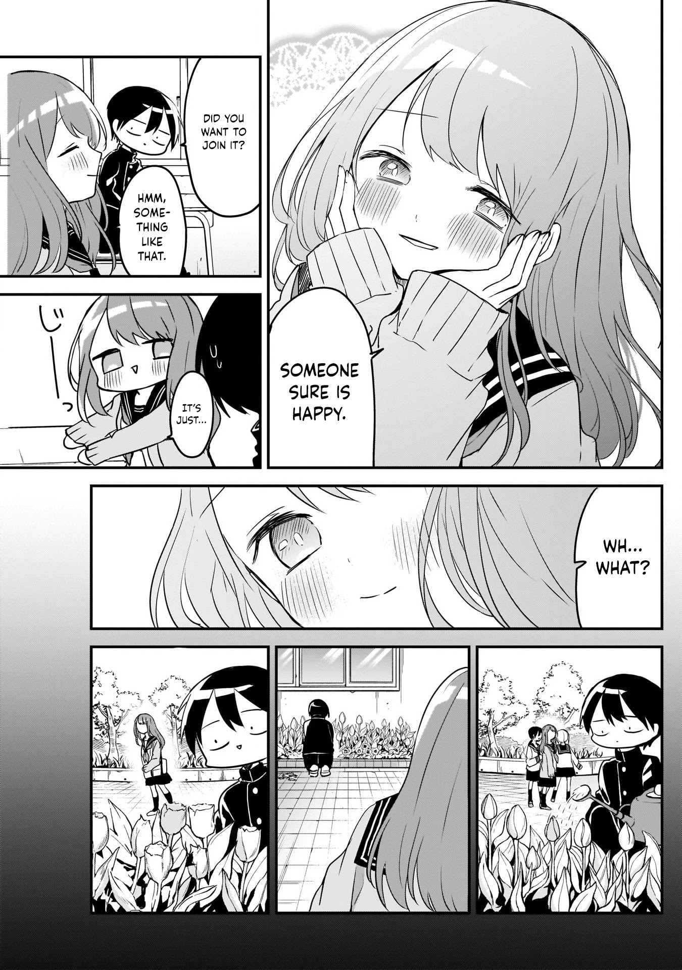 Kubo-san Doesn't Leave Me Be (a Mob) Chapter 33 page 9 - Chapter 33: Class Committees and Flower Beds