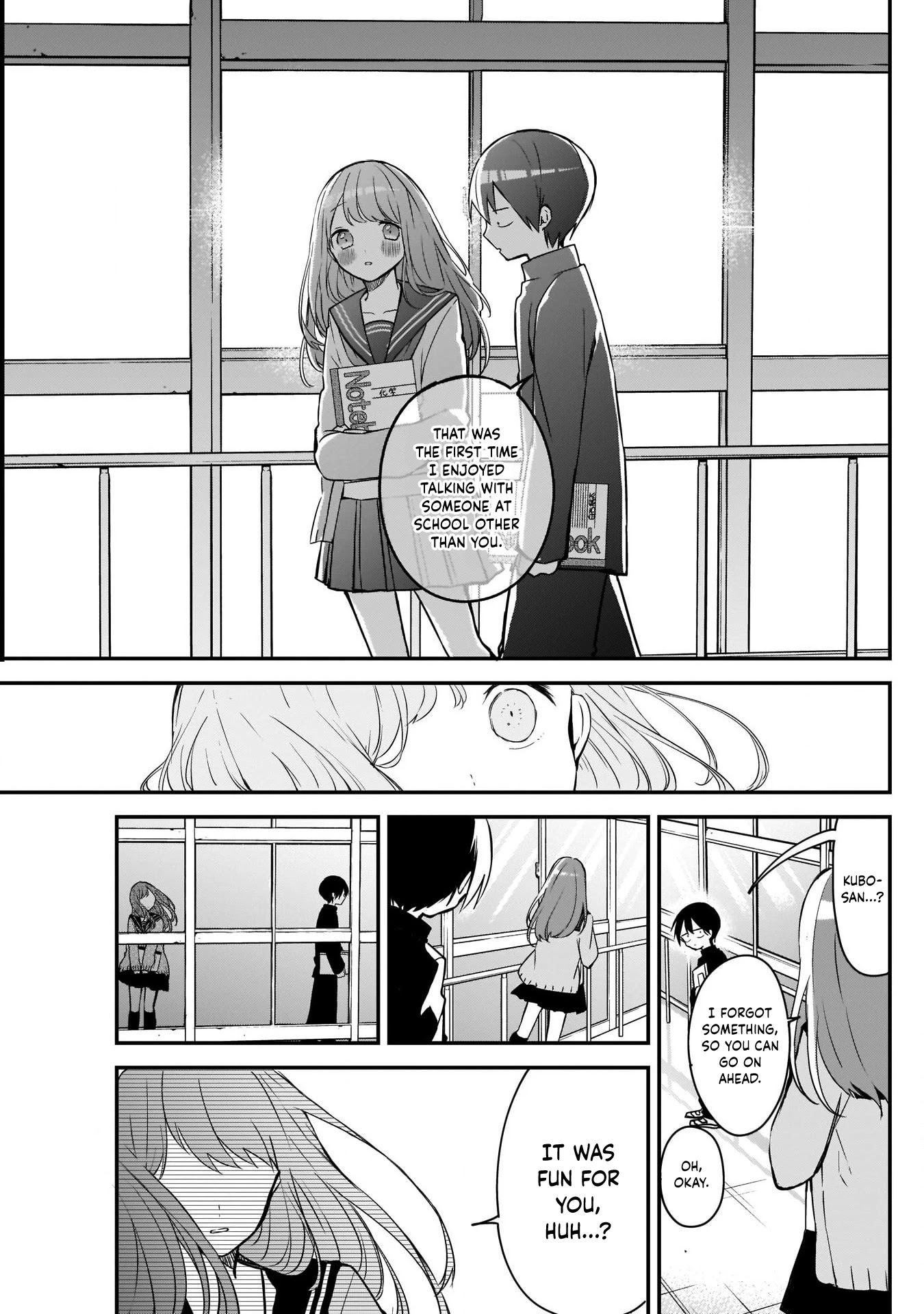 Kubo-san Doesn't Leave Me Be (a Mob) Chapter 34 page 11 - Chapter 34: Friends and Mediating