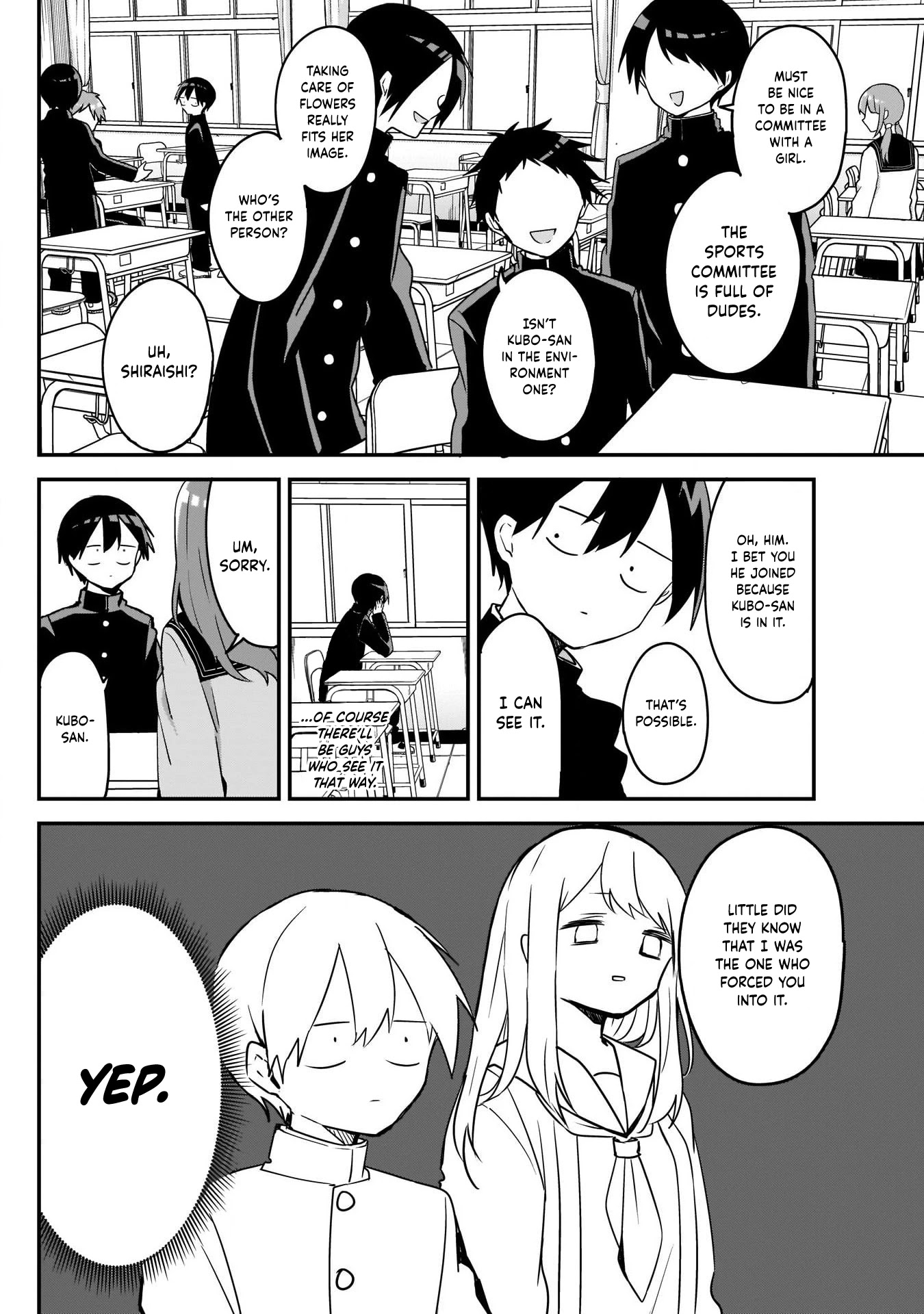 Kubo-san Doesn't Leave Me Be (a Mob) Chapter 34 page 2 - Chapter 34: Friends and Mediating