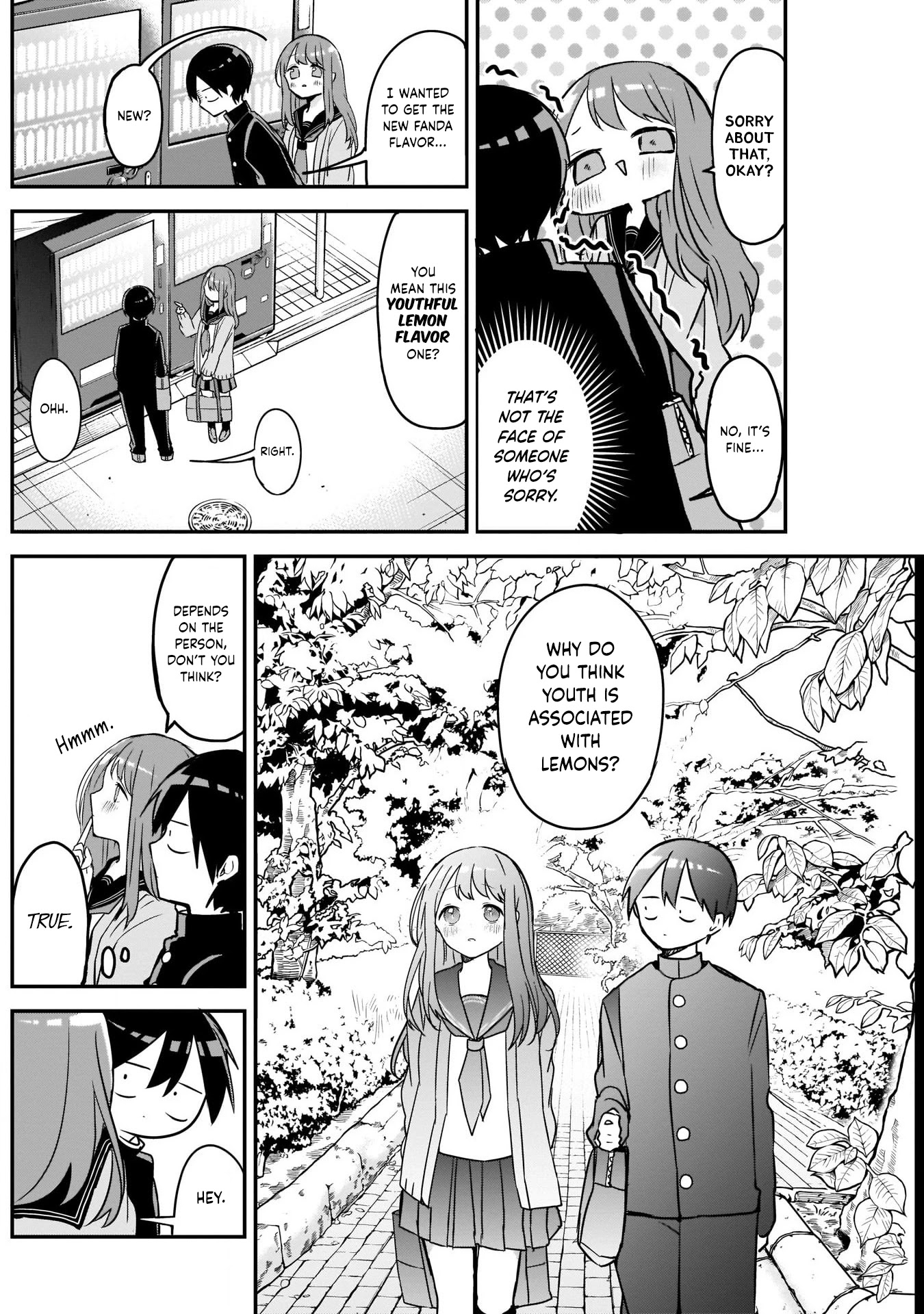 Kubo-san Doesn't Leave Me Be (a Mob) Chapter 35 page 4 - Chapter 35: Lemon and Youth