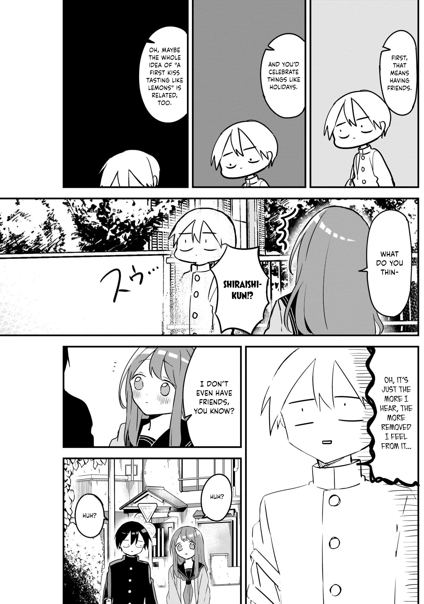 Kubo-san Doesn't Leave Me Be (a Mob) Chapter 35 page 9 - Chapter 35: Lemon and Youth