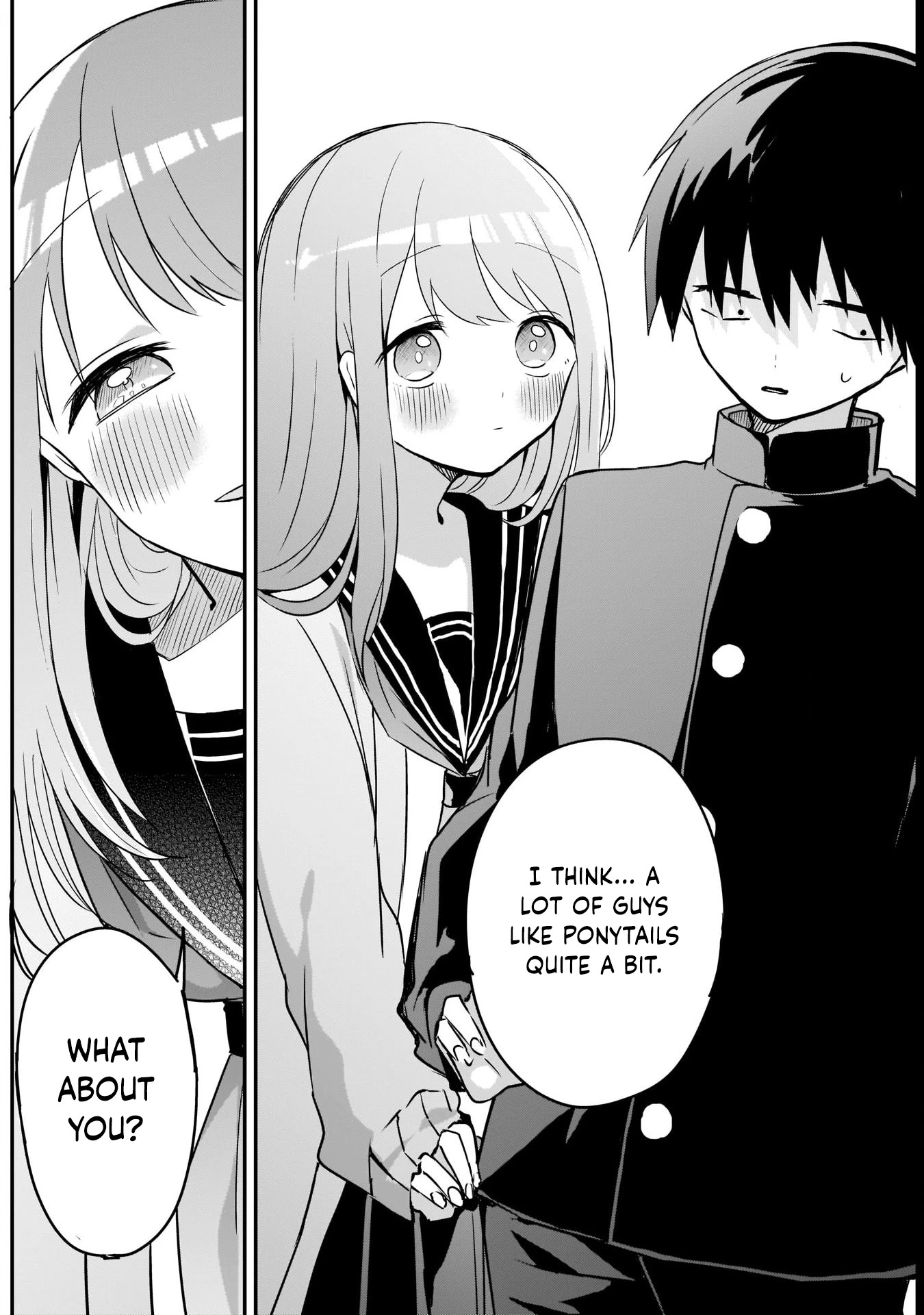 Kubo-san Doesn't Leave Me Be (a Mob) Chapter 36 page 10 - Chapter 36: Chalk Eraser and Favorite Hairstyle