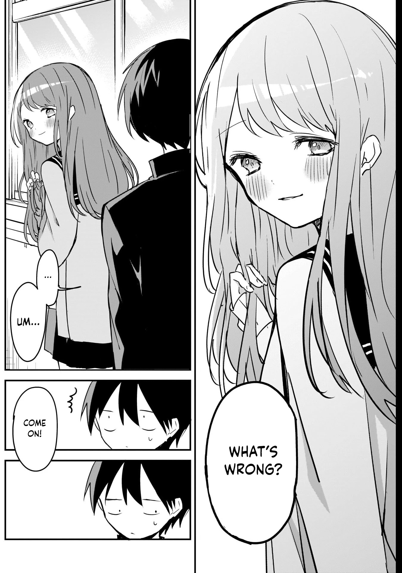 Kubo-san Doesn't Leave Me Be (a Mob) Chapter 36 page 6 - Chapter 36: Chalk Eraser and Favorite Hairstyle