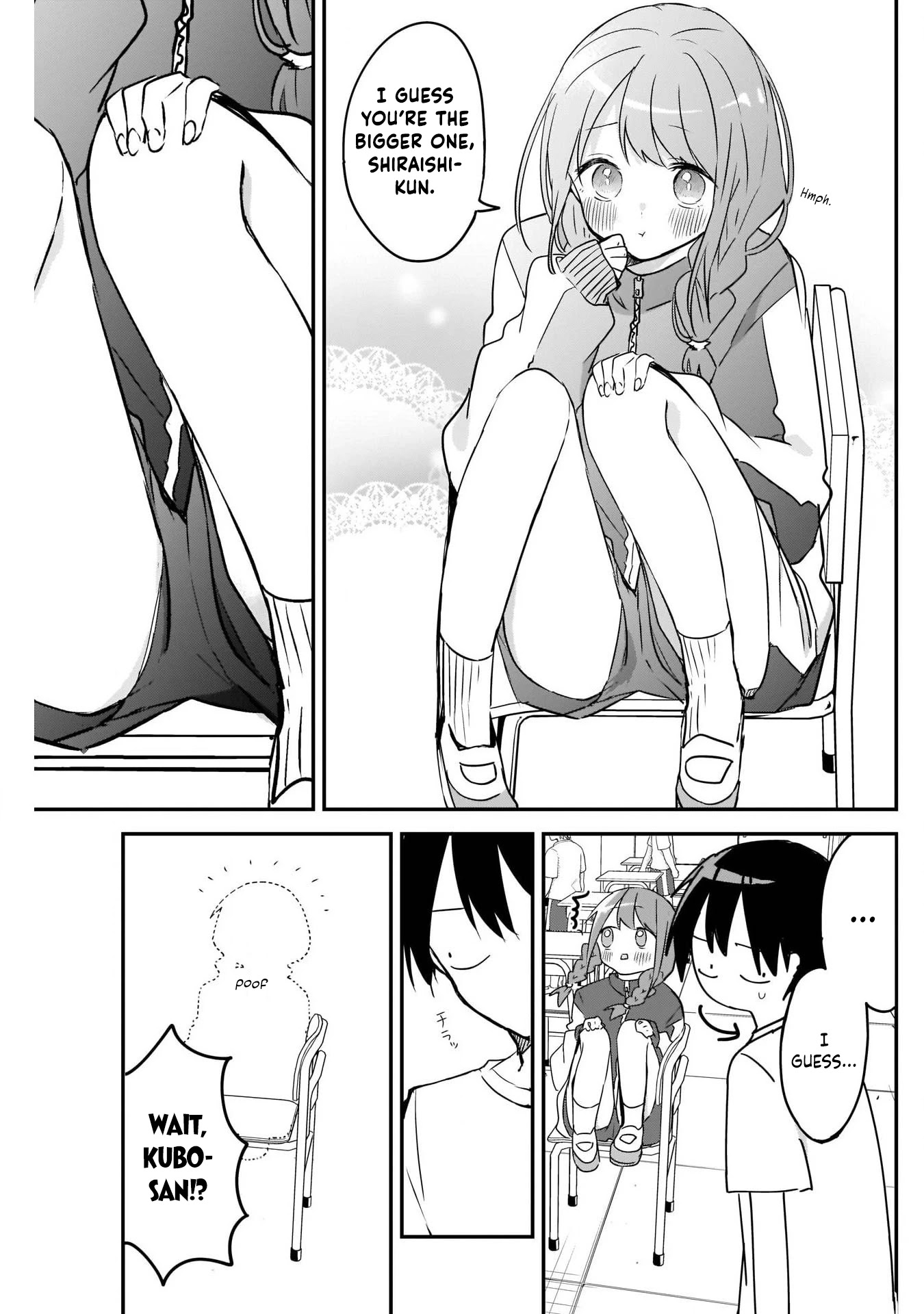 Kubo-san Doesn't Leave Me Be (a Mob) Chapter 39 page 7 - Chapter 39: Physical Exams and Tracksuits
