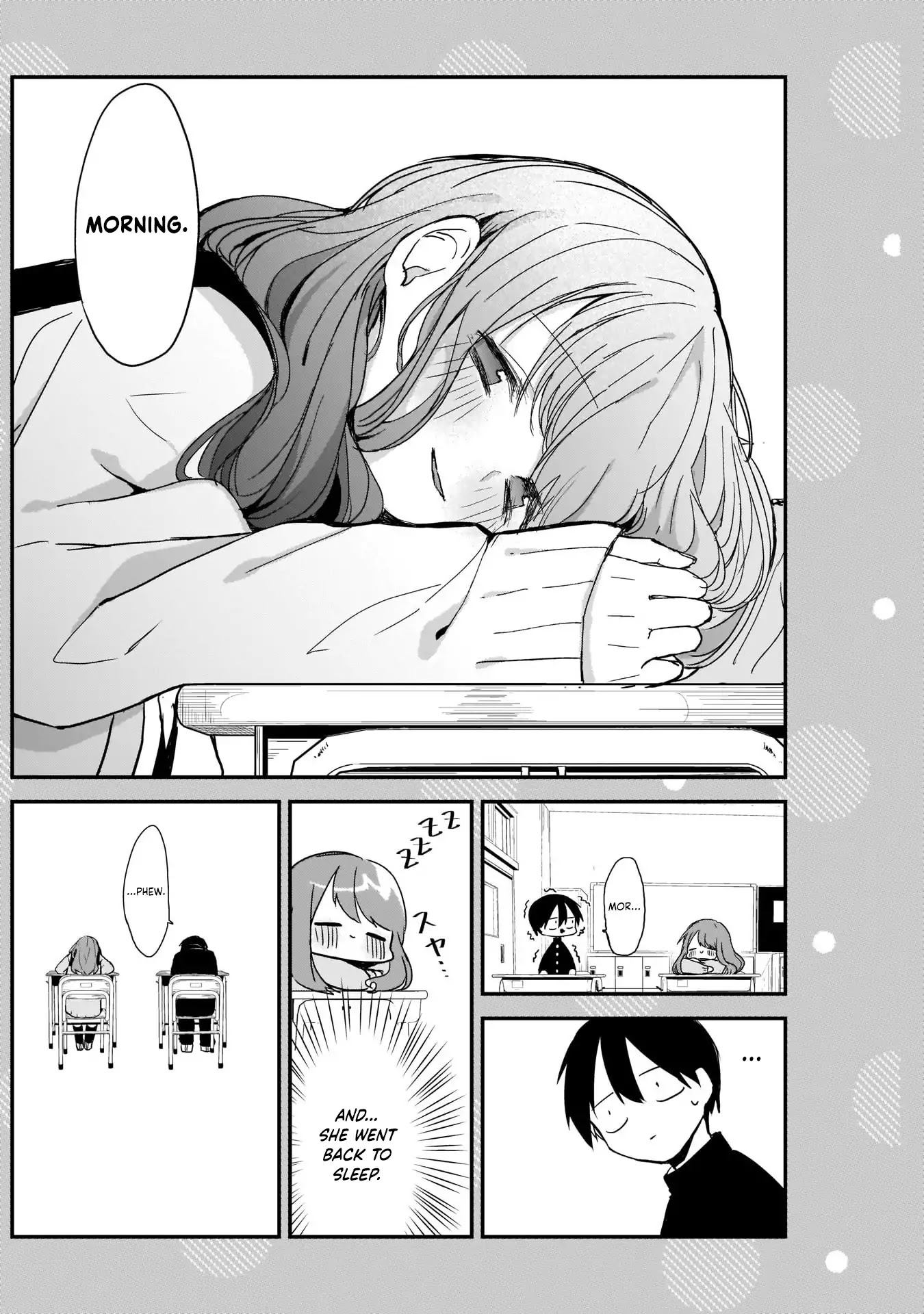 Kubo-san Doesn't Leave Me Be (a Mob) Chapter 4.5 page 4 - Chapter 4.5: Dozing Off