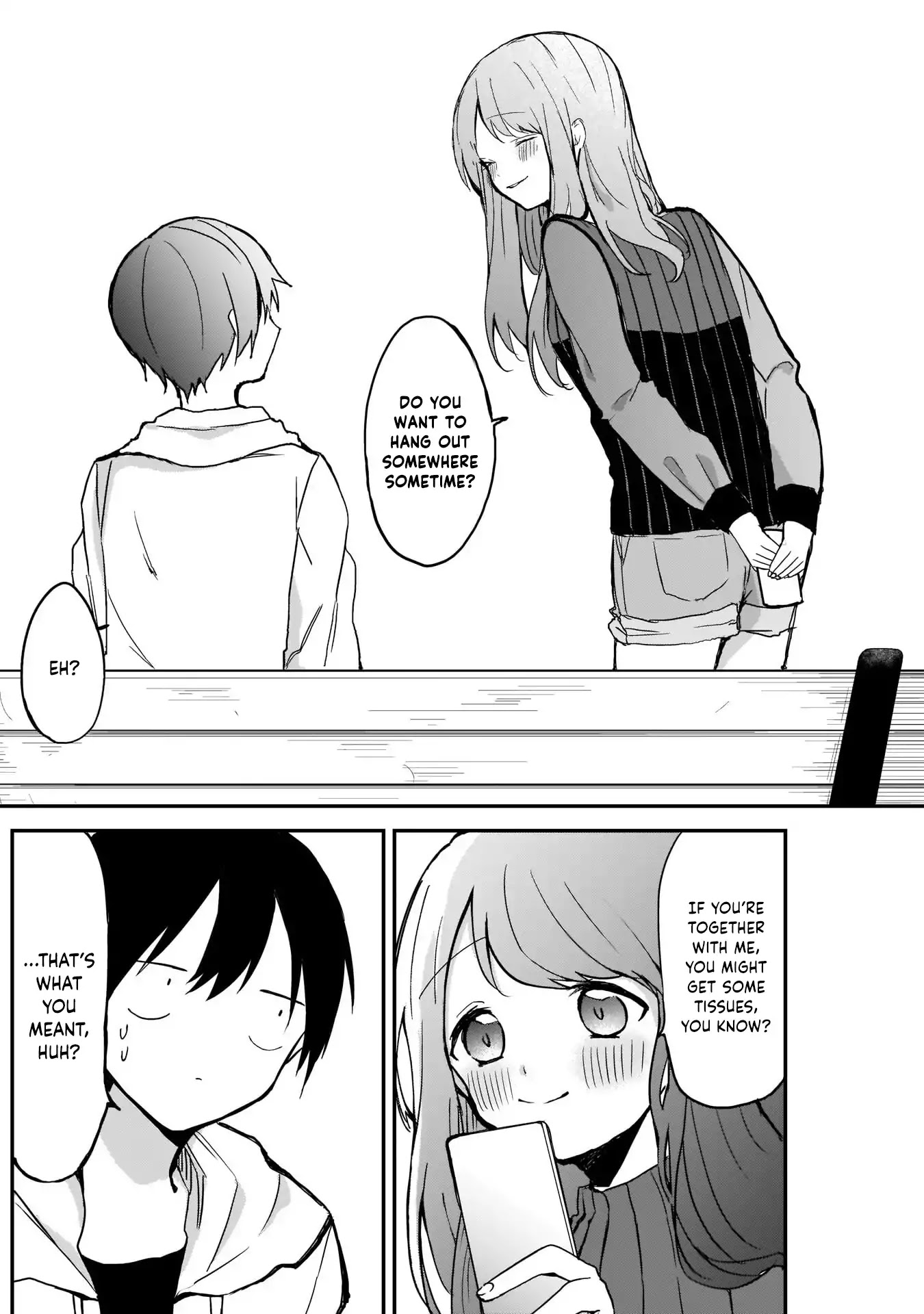 Kubo-san Doesn't Leave Me Be (a Mob) Chapter 4 page 10 - Chapter 4: Pocket Tissues and Selfies