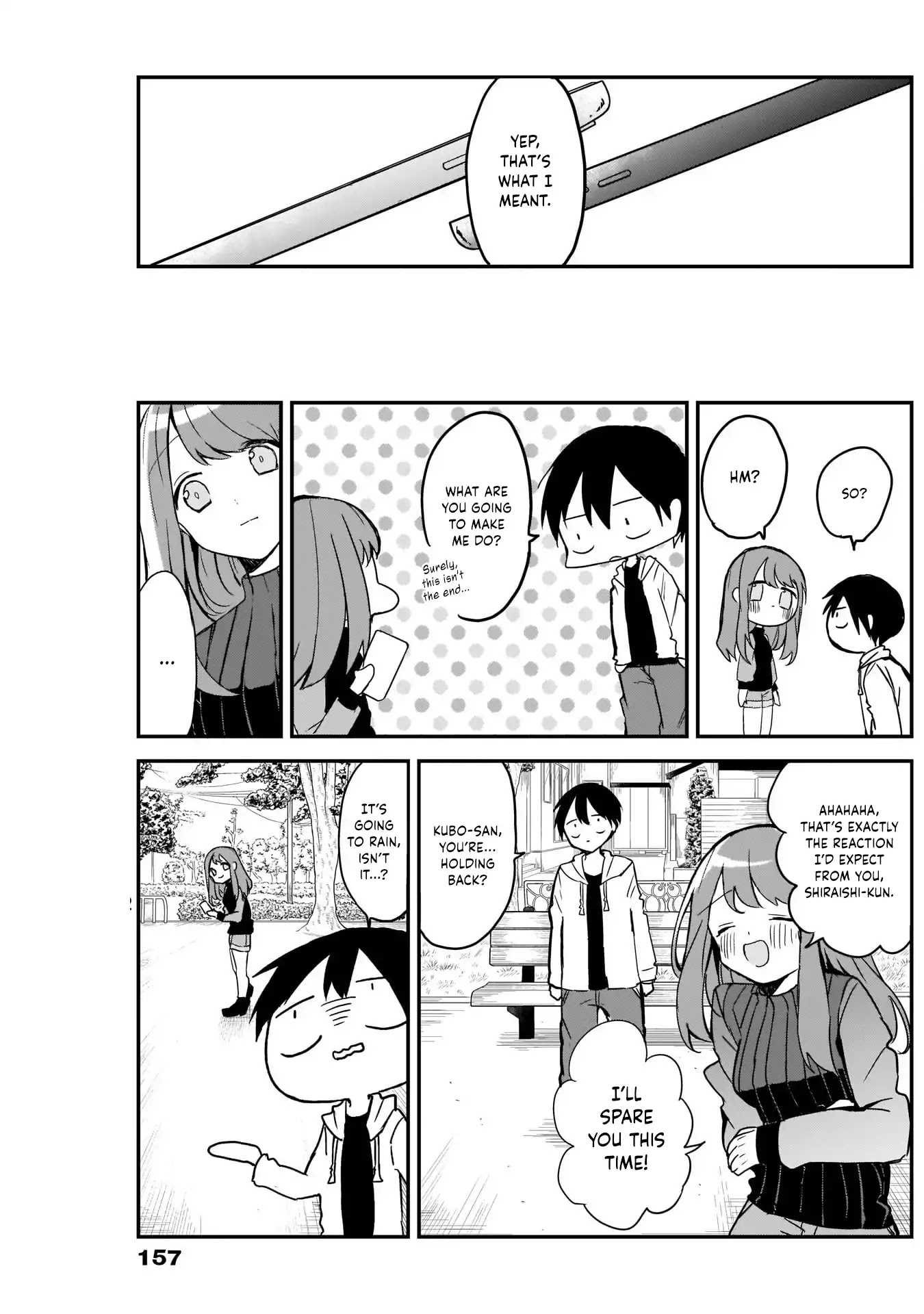 Kubo-san Doesn't Leave Me Be (a Mob) Chapter 4 page 11 - Chapter 4: Pocket Tissues and Selfies
