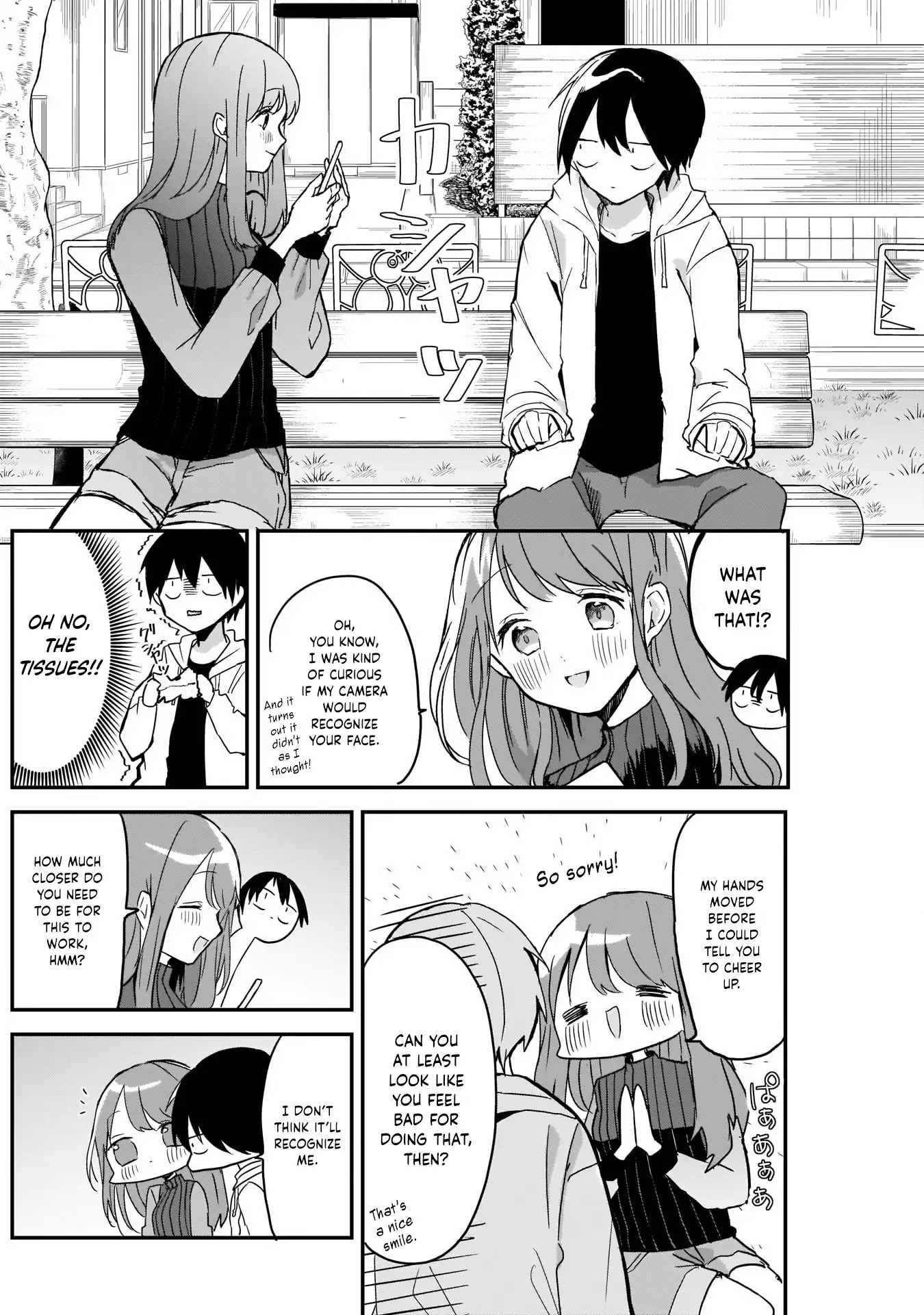 Kubo-san Doesn't Leave Me Be (a Mob) Chapter 4 page 6 - Chapter 4: Pocket Tissues and Selfies