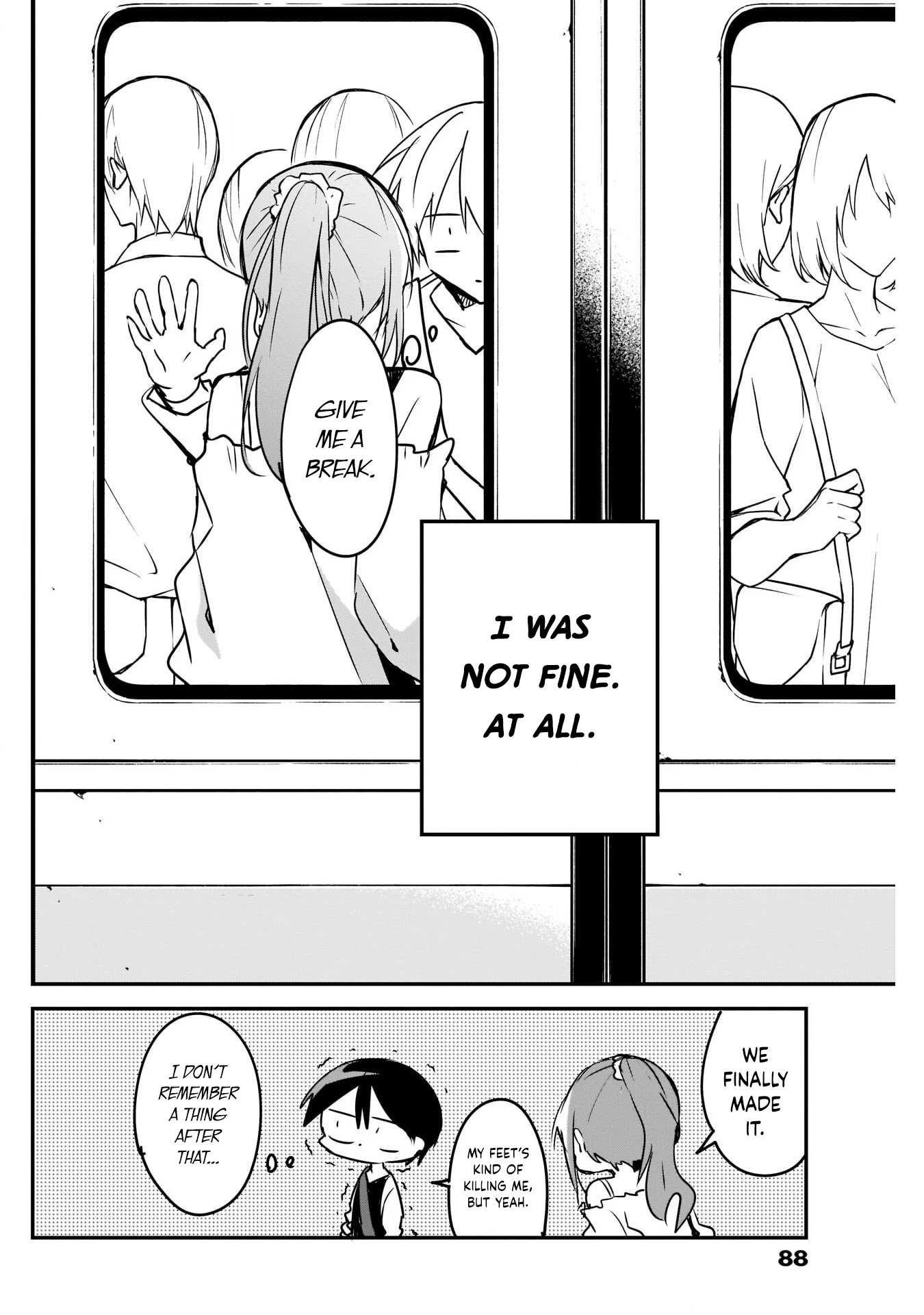 Kubo-san Doesn't Leave Me Be (a Mob) Chapter 40 page 12 - Chapter 40: Movie Adaptation and Crowded Trains