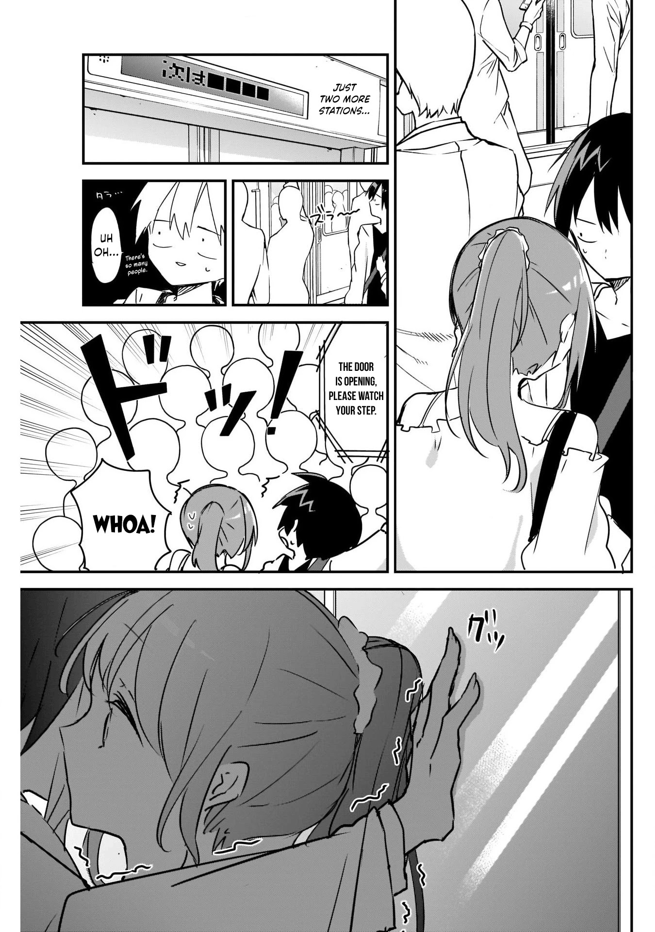 Kubo-san Doesn't Leave Me Be (a Mob) Chapter 40 page 7 - Chapter 40: Movie Adaptation and Crowded Trains