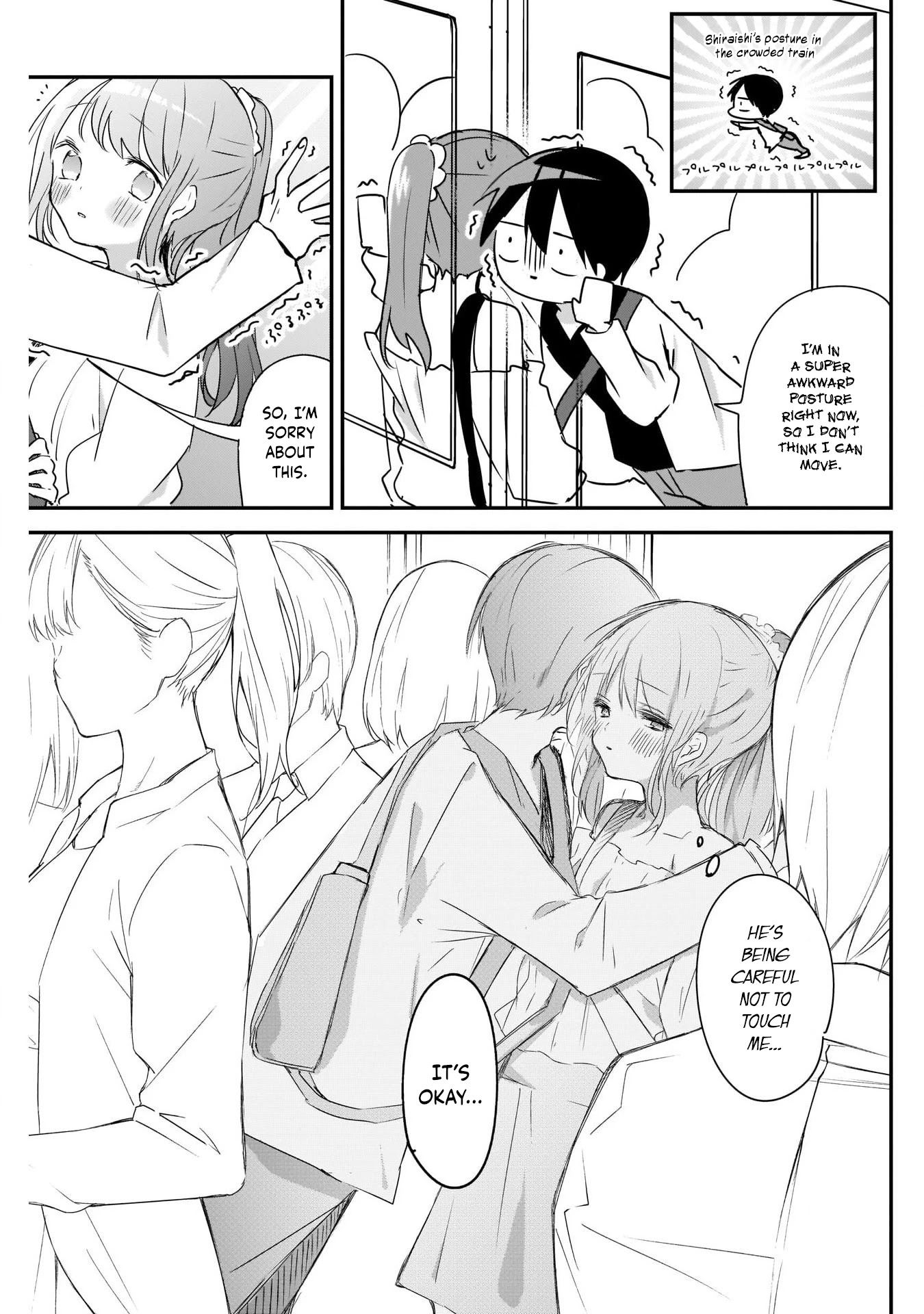 Kubo-san Doesn't Leave Me Be (a Mob) Chapter 40 page 9 - Chapter 40: Movie Adaptation and Crowded Trains