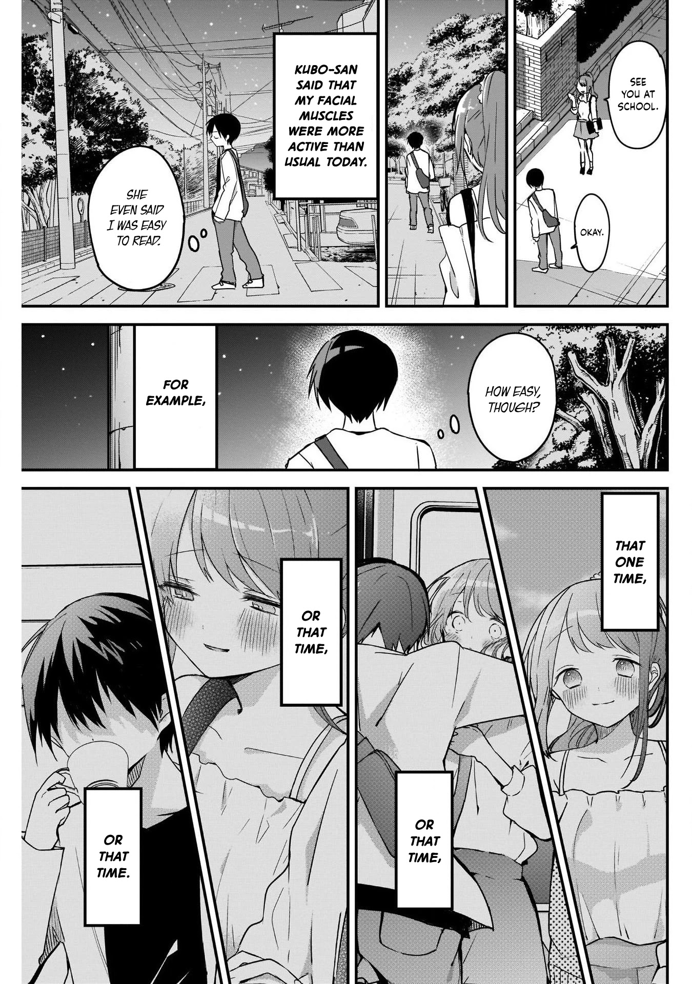 Kubo-san Doesn't Leave Me Be (a Mob) Chapter 43 page 11 - Chapter 43: Movie Theater and Facial Muscles