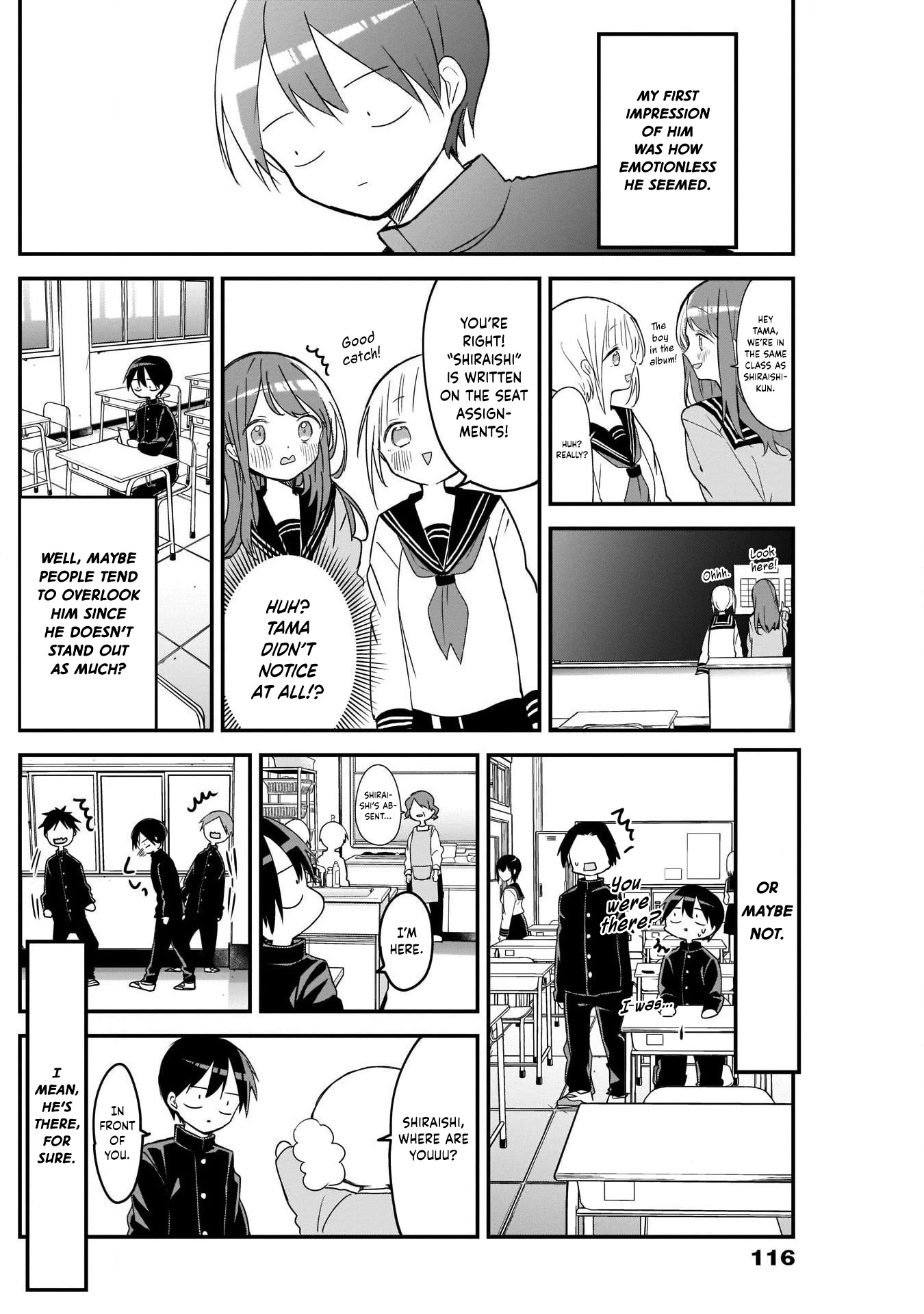Kubo-san Doesn't Leave Me Be (a Mob) Chapter 44 page 4 - Chapter 44: Shiraishi Junta