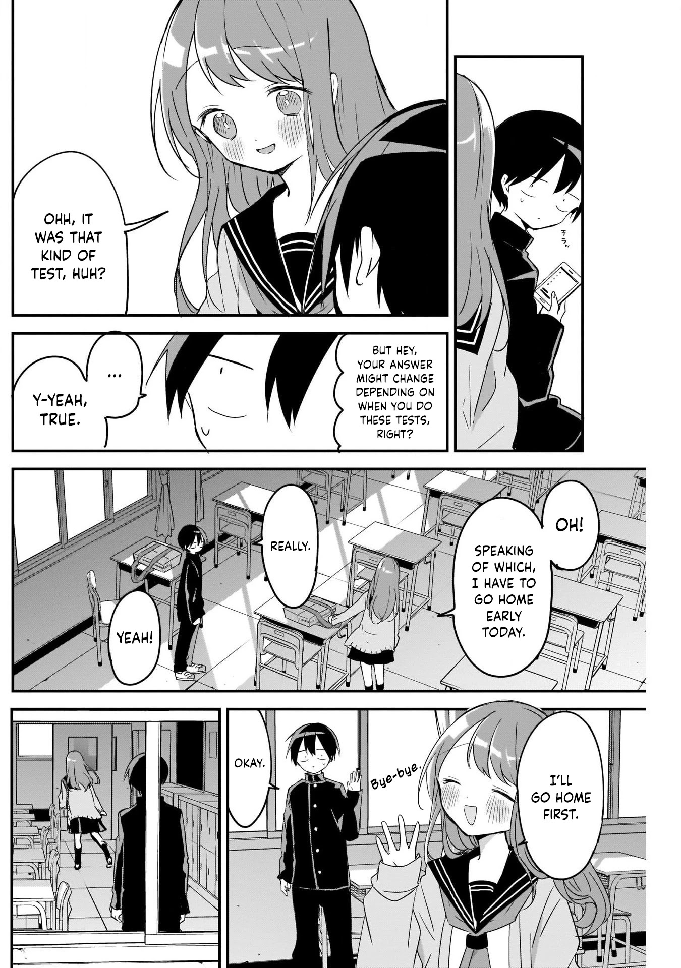 Kubo-san Doesn't Leave Me Be (a Mob) Chapter 45 page 11 - Chapter 45: Psychological Tests and Inner Depth